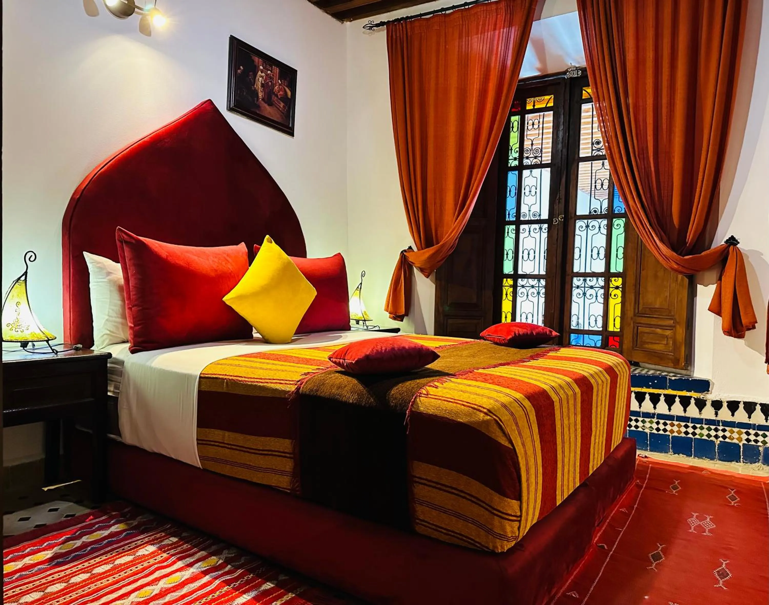 Bedroom, Bed in Riad Ahlam
