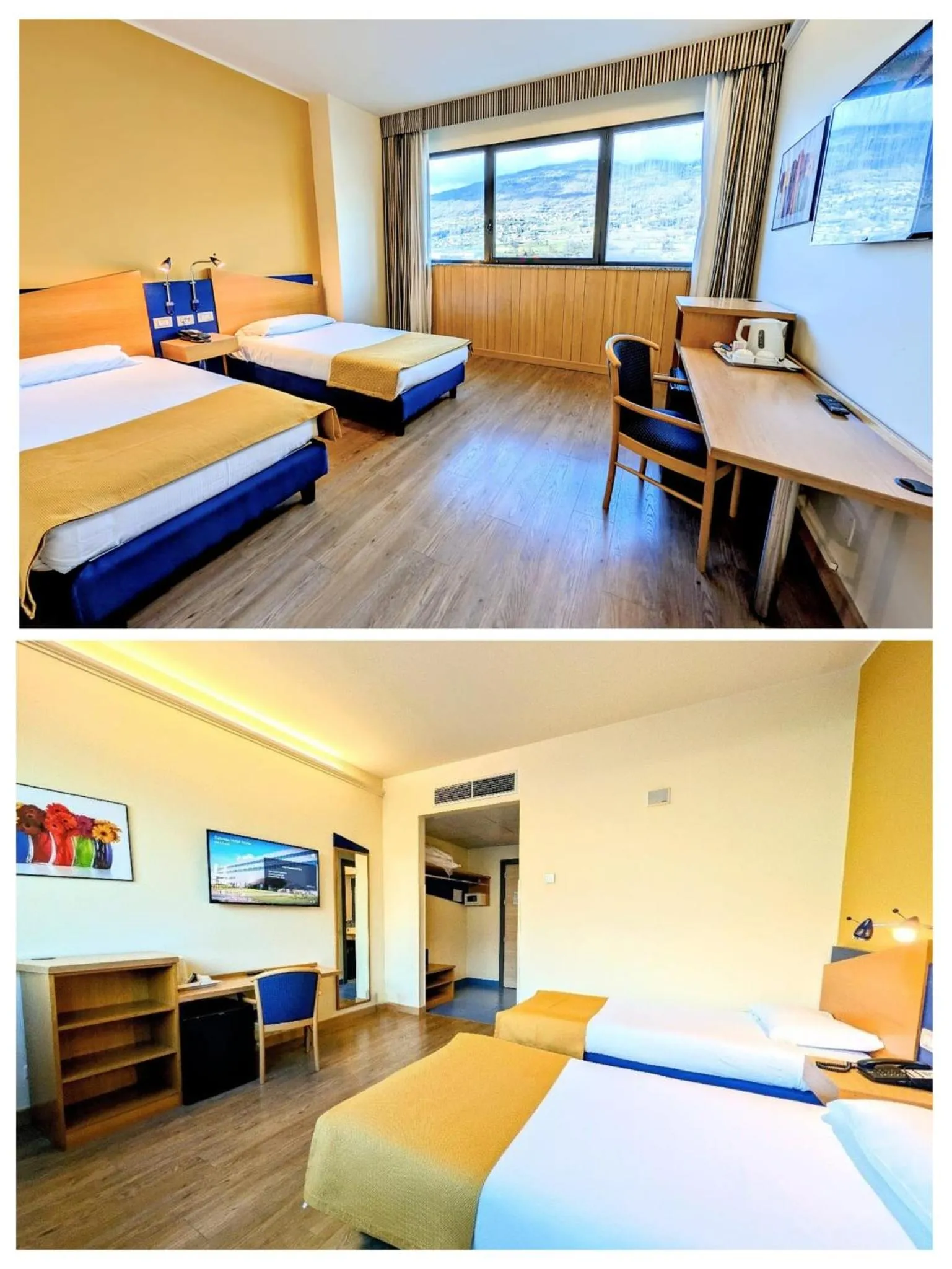 Photo of the whole room, Bed in Hotel Express Aosta East