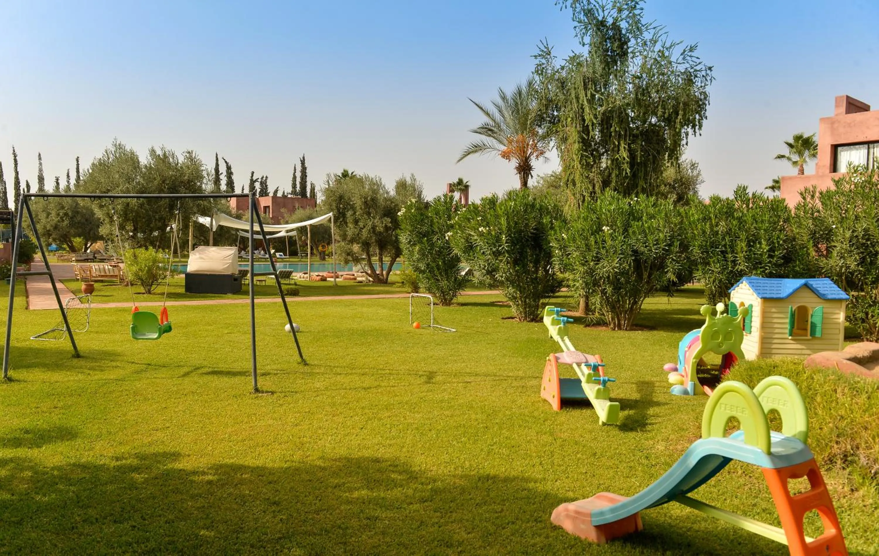 Children play ground in Les Jardins De Zyriab