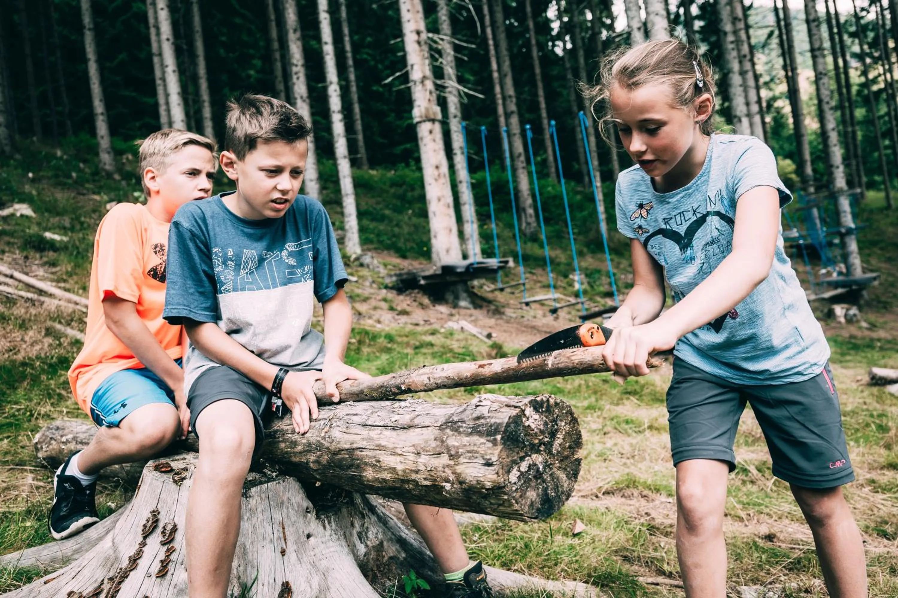 Children play ground in Kinderhotel Stegerhof