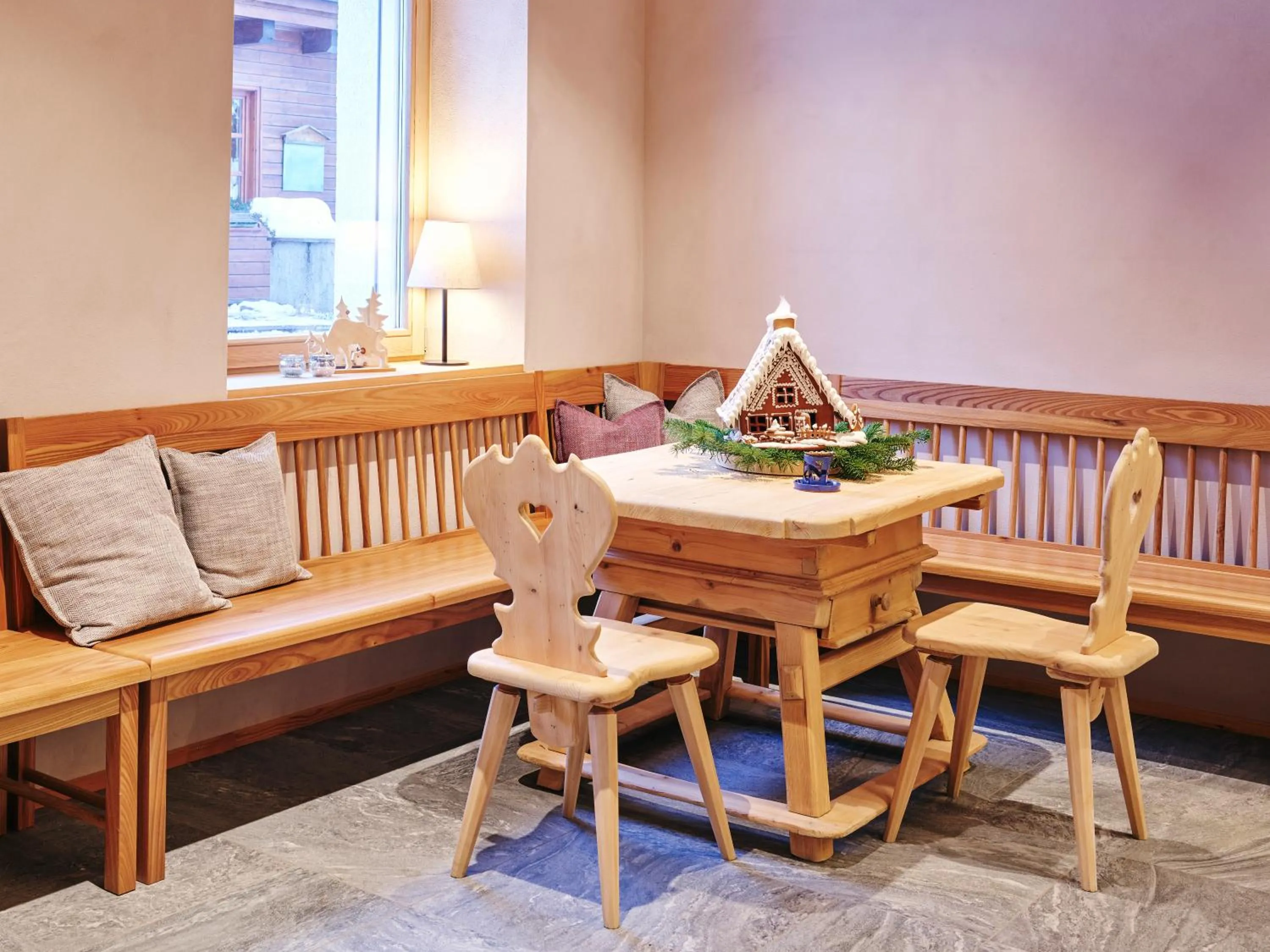 Lobby or reception in Kinderhotel Stegerhof