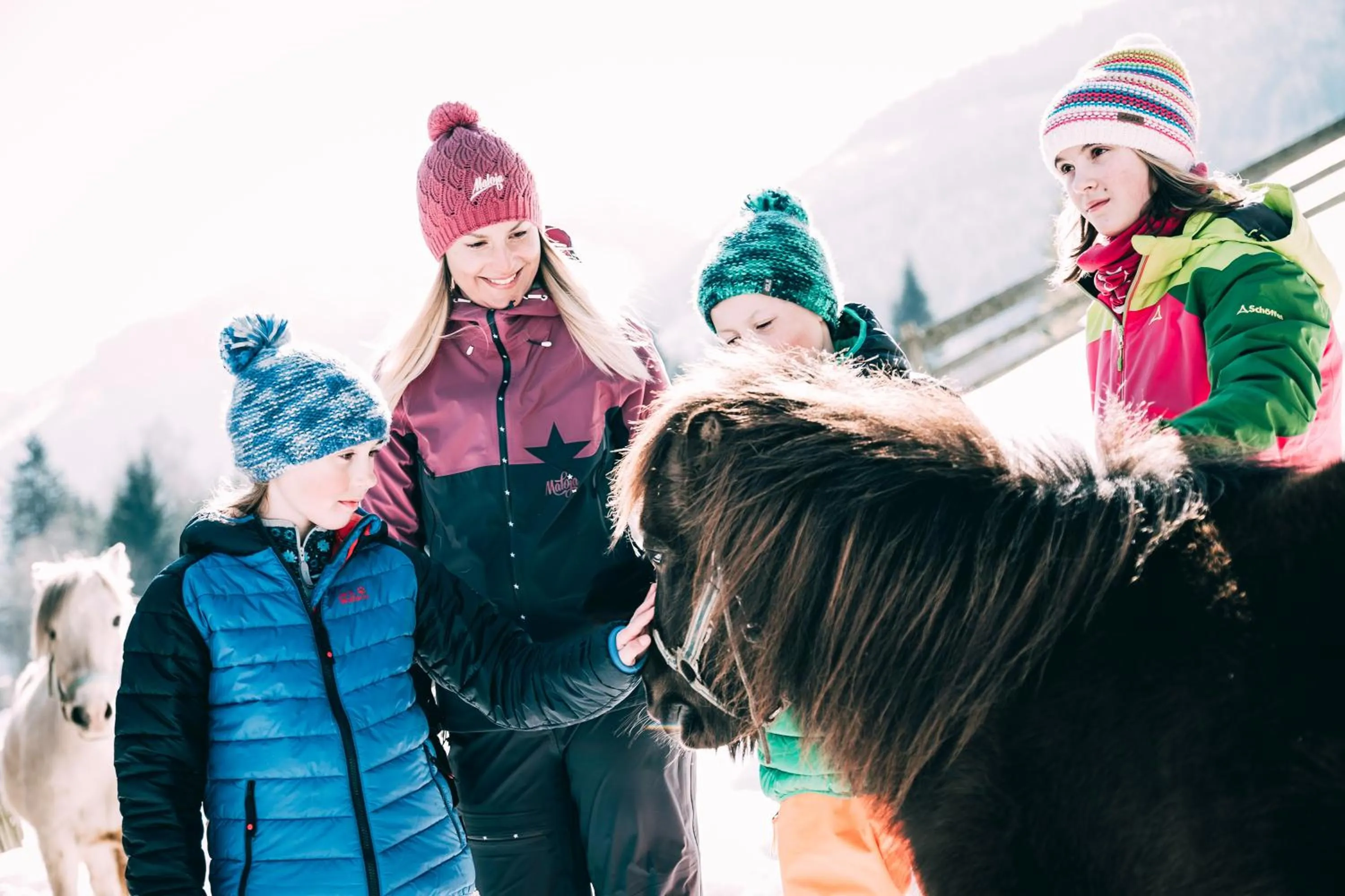 Horse-riding in Kinderhotel Stegerhof