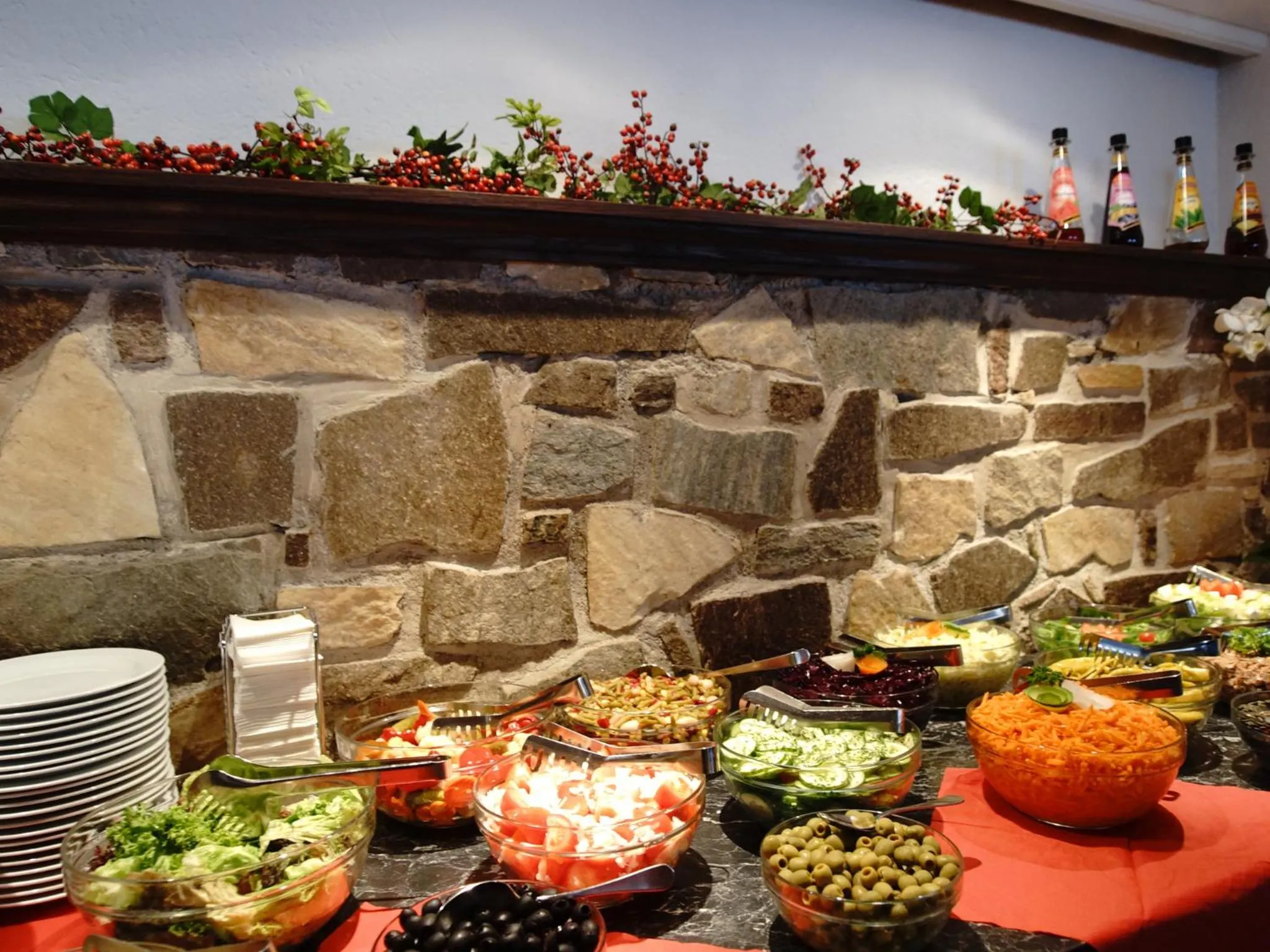 Dinner in first mountain Hotel Zillertal