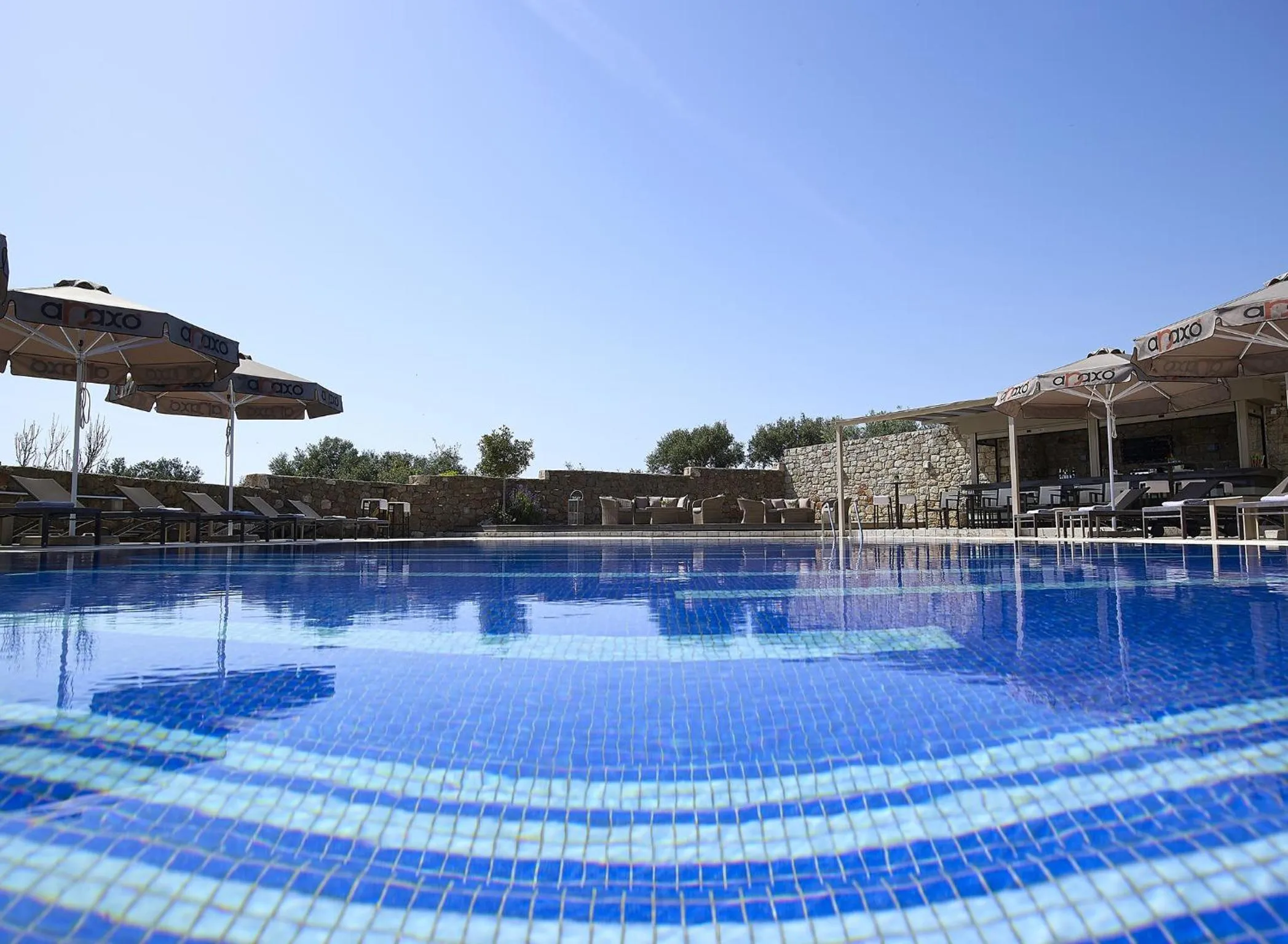 Swimming pool in Anaxo Resort