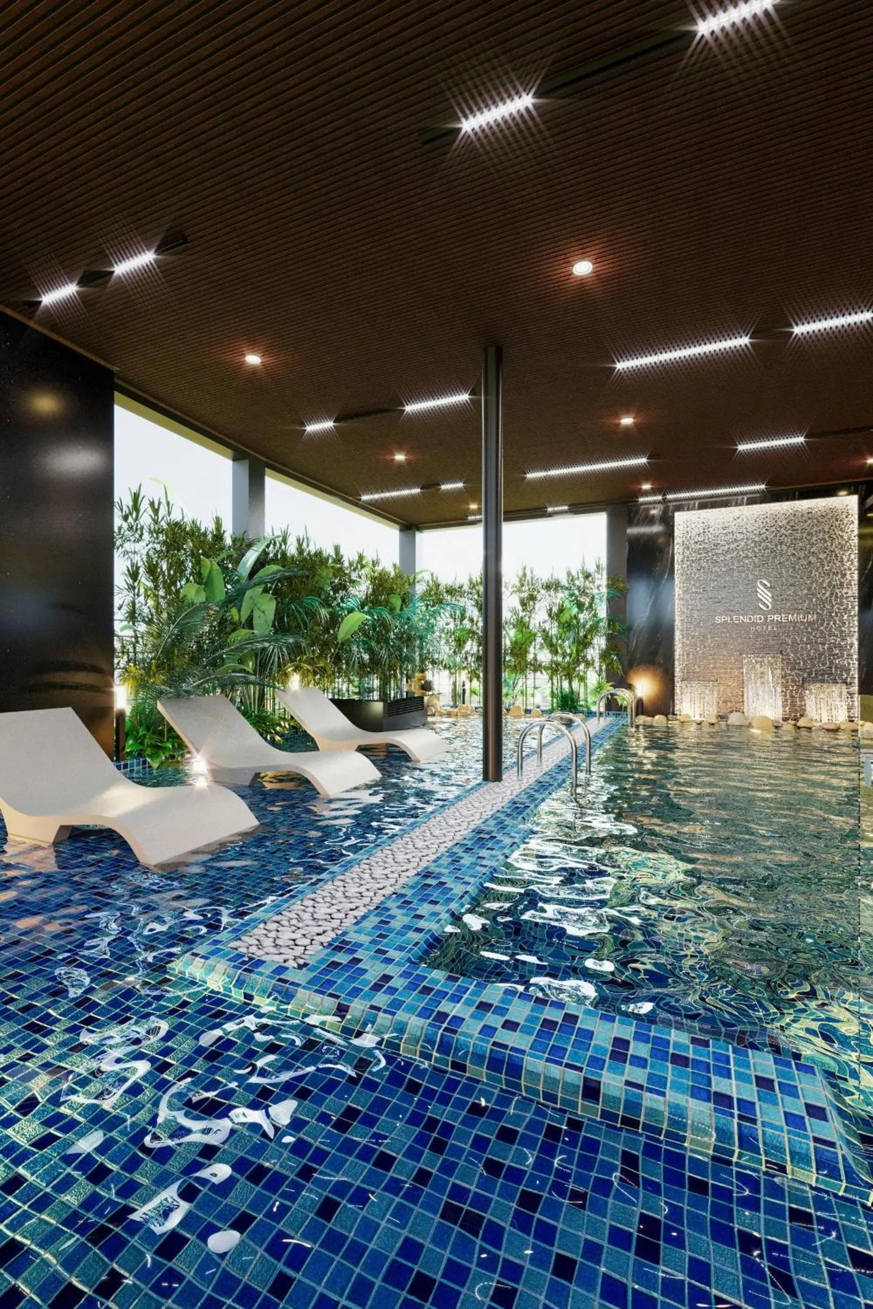 Swimming pool in Splendid Premium Hotel