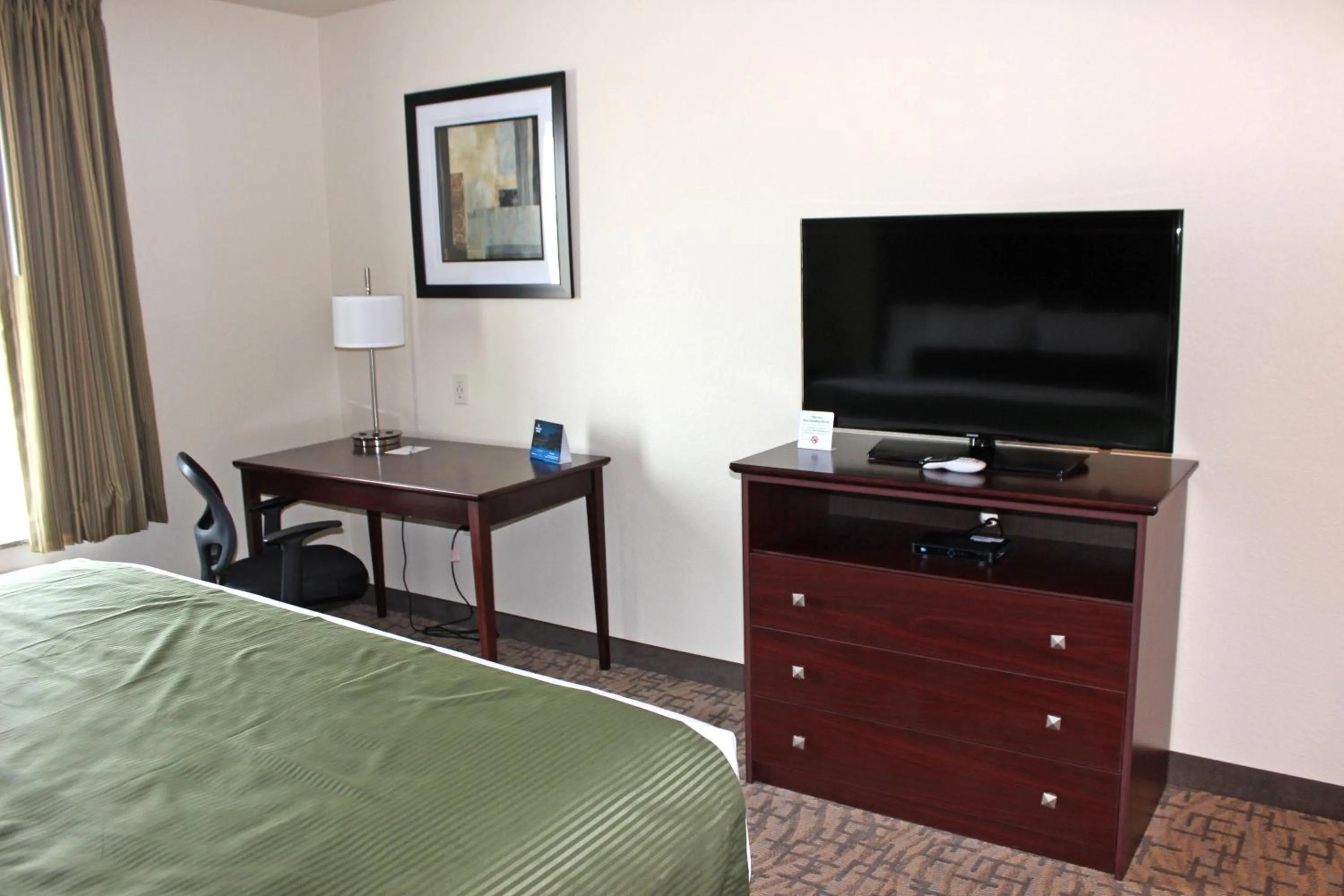 TV and multimedia, Bed in Cobblestone Inn & Suites - Lamoni