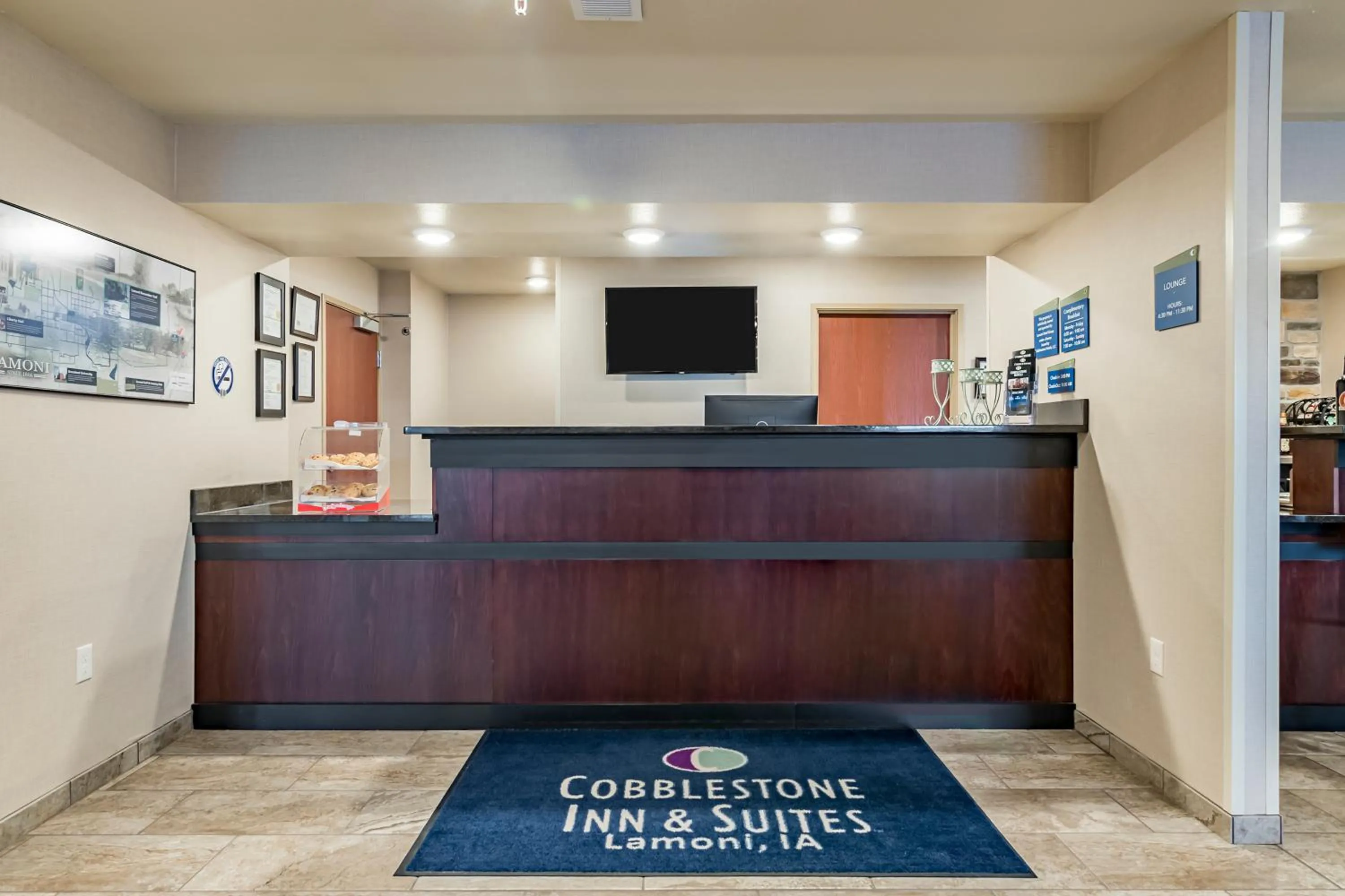 Lobby or reception in Cobblestone Inn & Suites - Lamoni