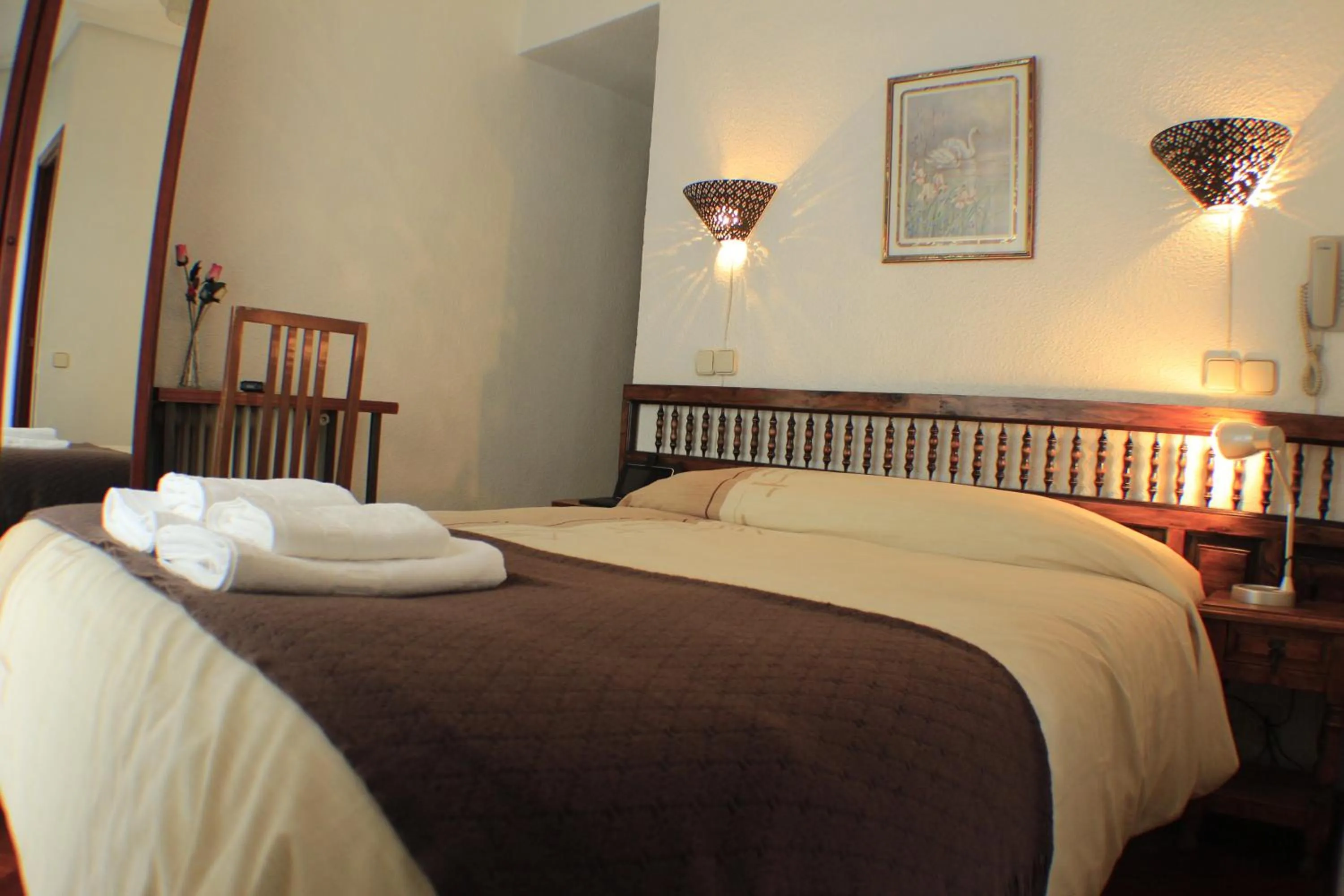 Bed in Hostal Esmeralda