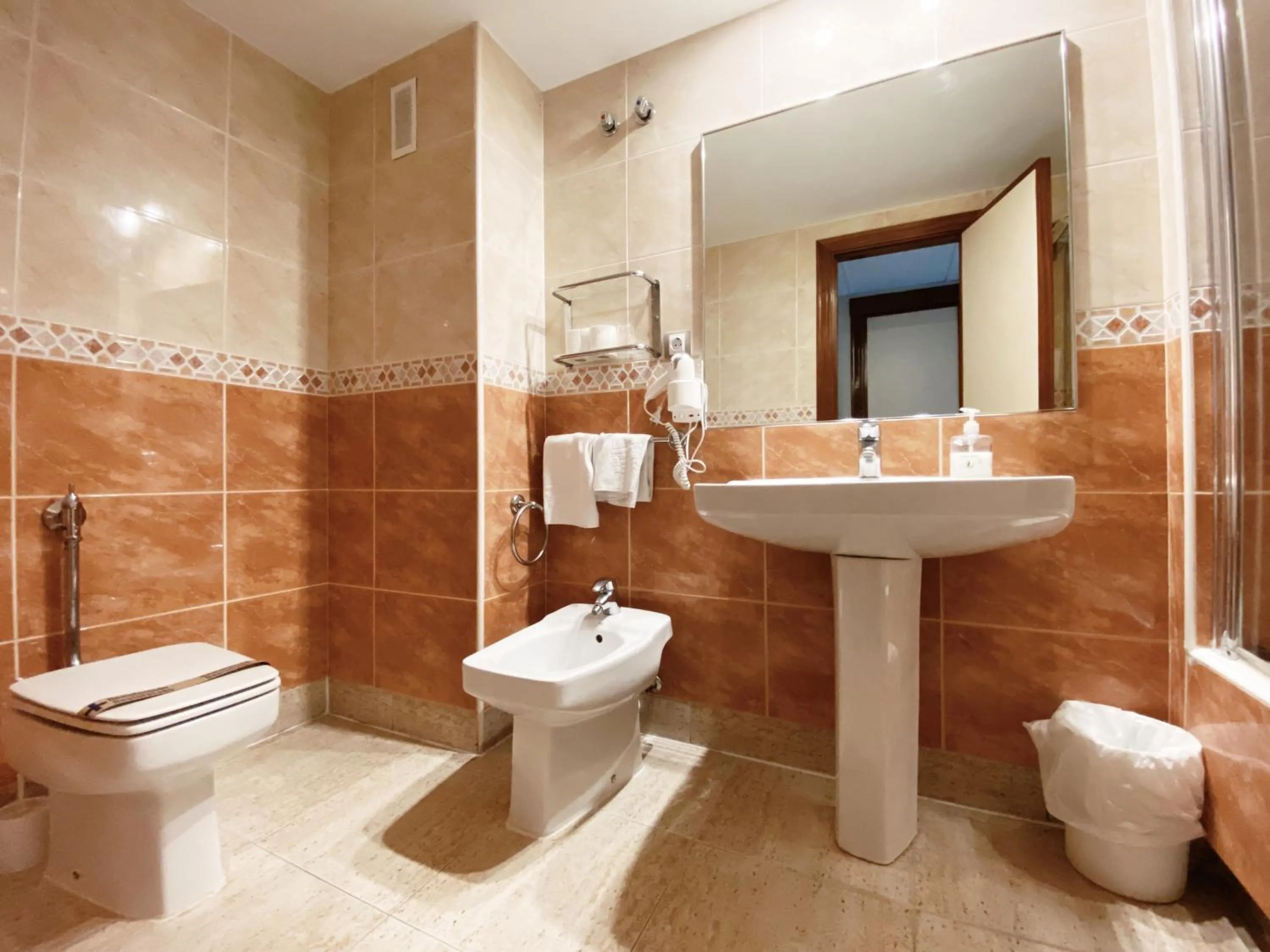 Bathroom in Hotel Rio Arga