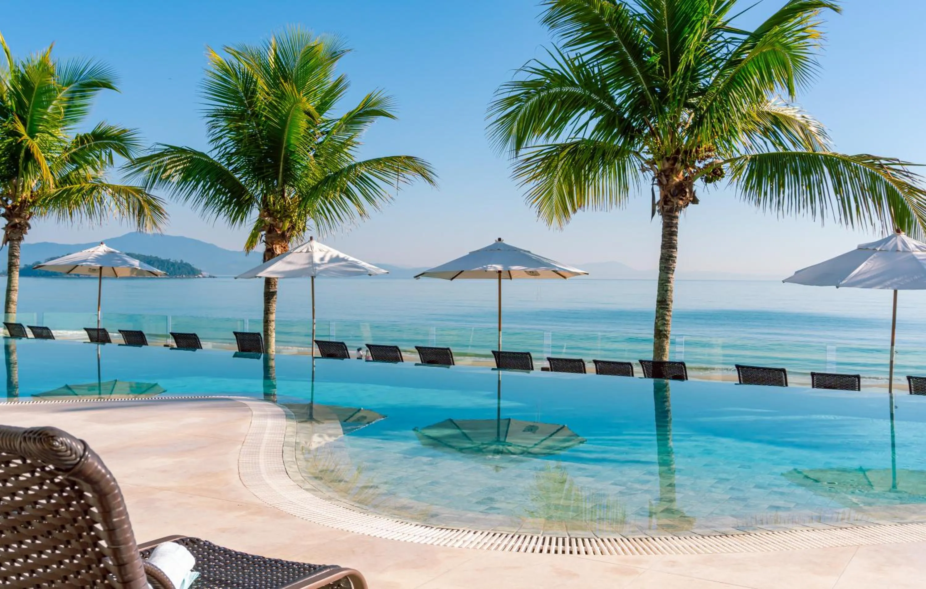 Pool view in Palace Praia Hotel