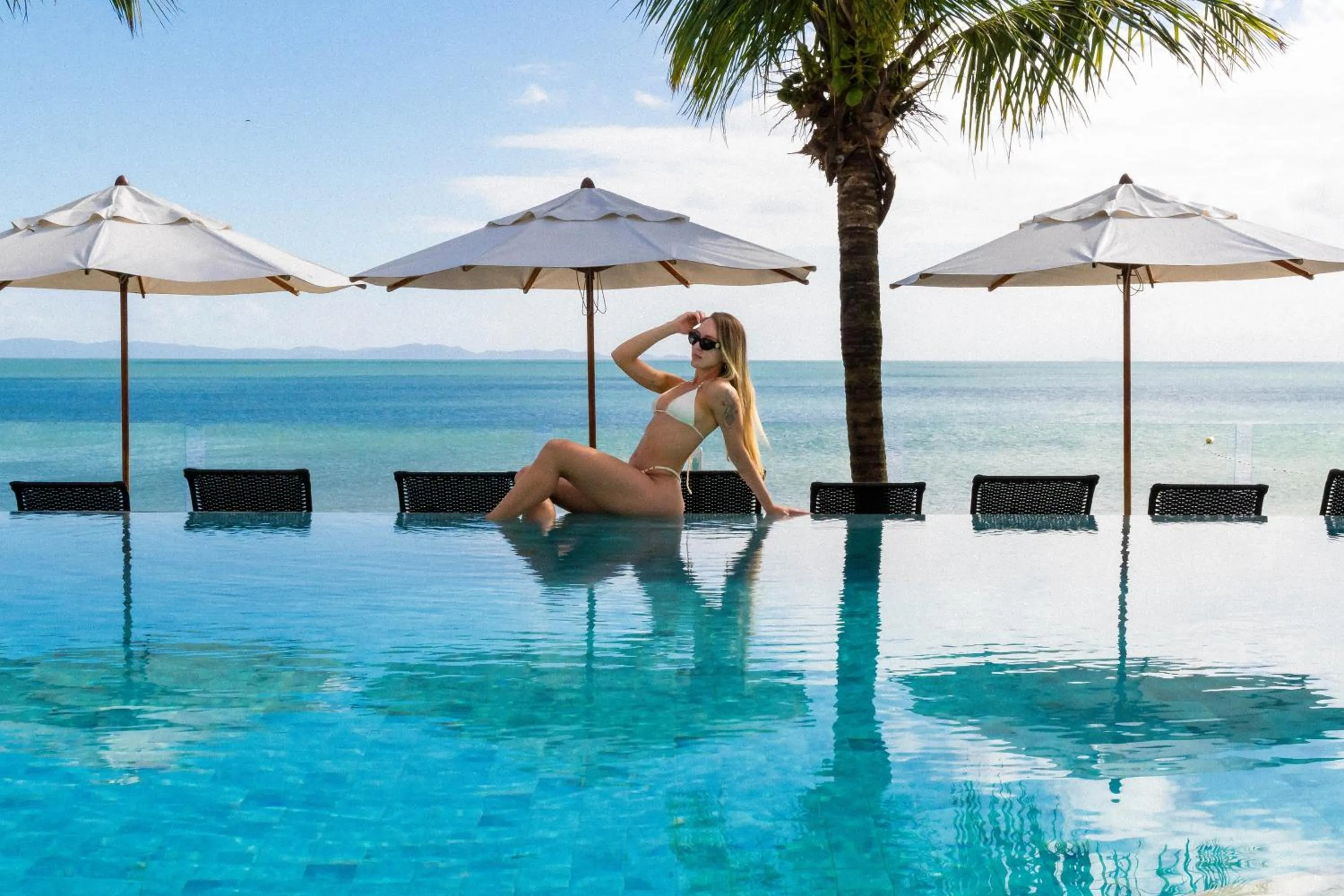 Swimming pool in Palace Praia Hotel