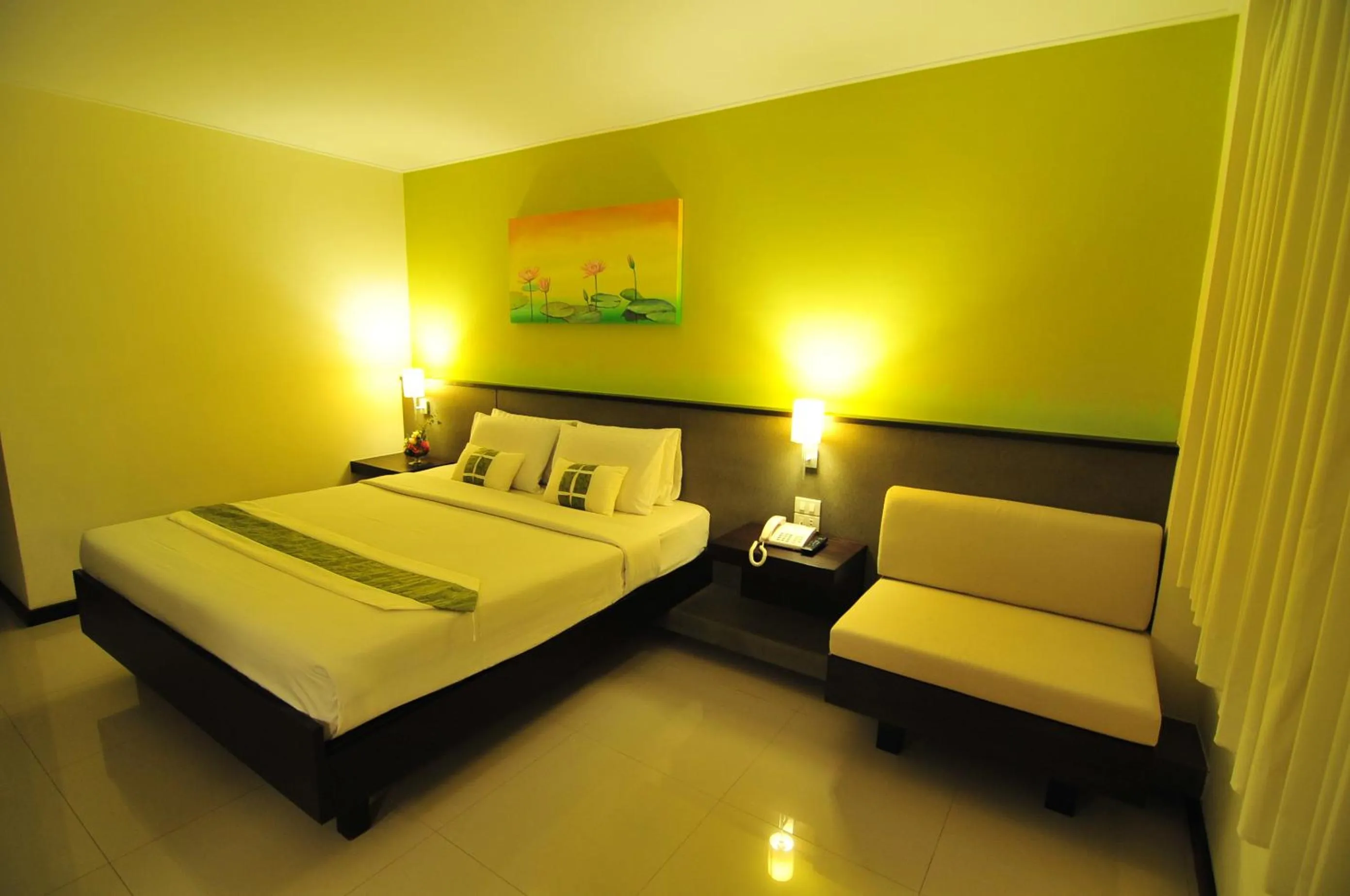 Decorative detail, Bed in Navarat Heritage Hotel