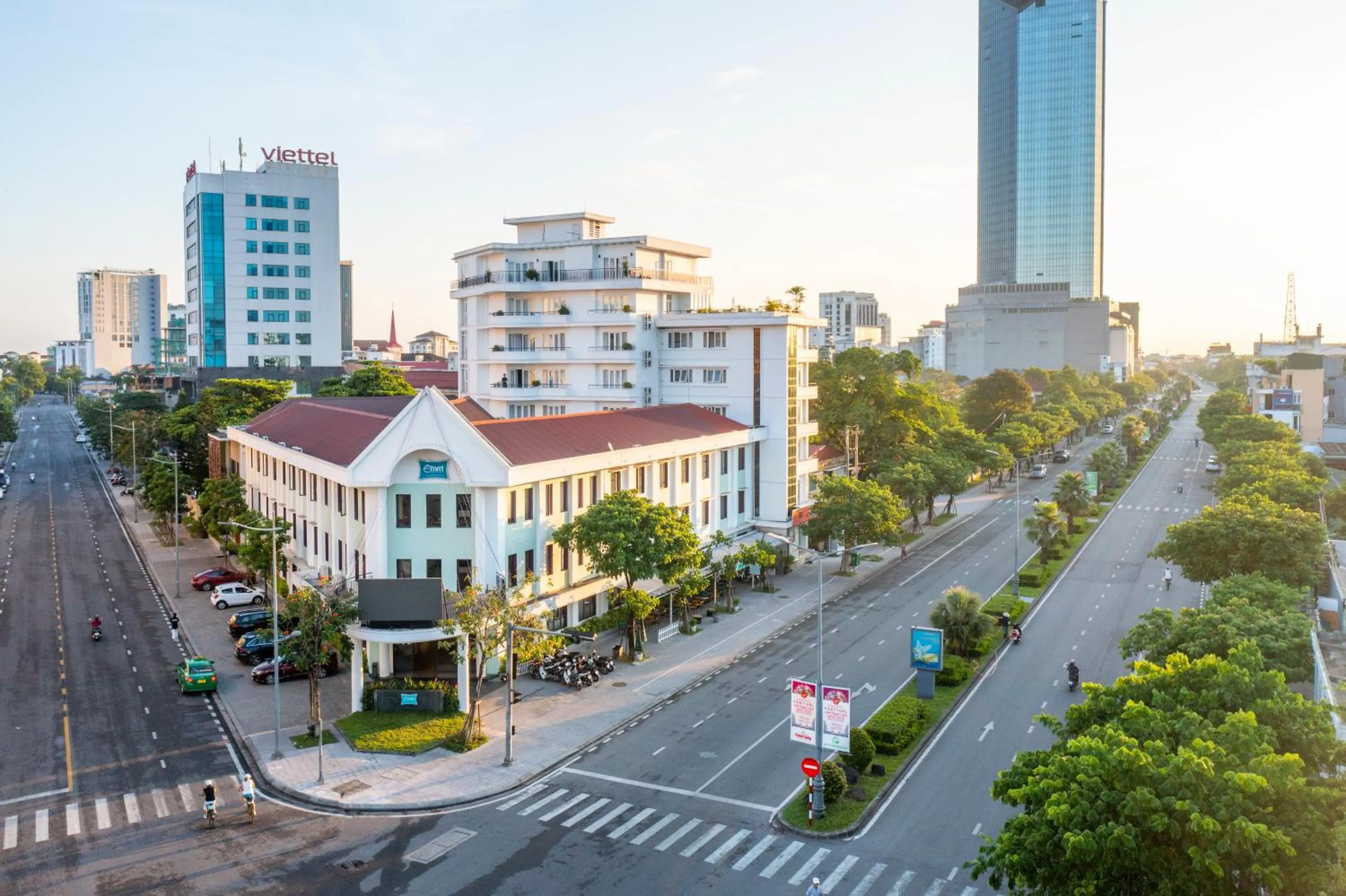 Bird's eye view in ÊMM Hotel Hue