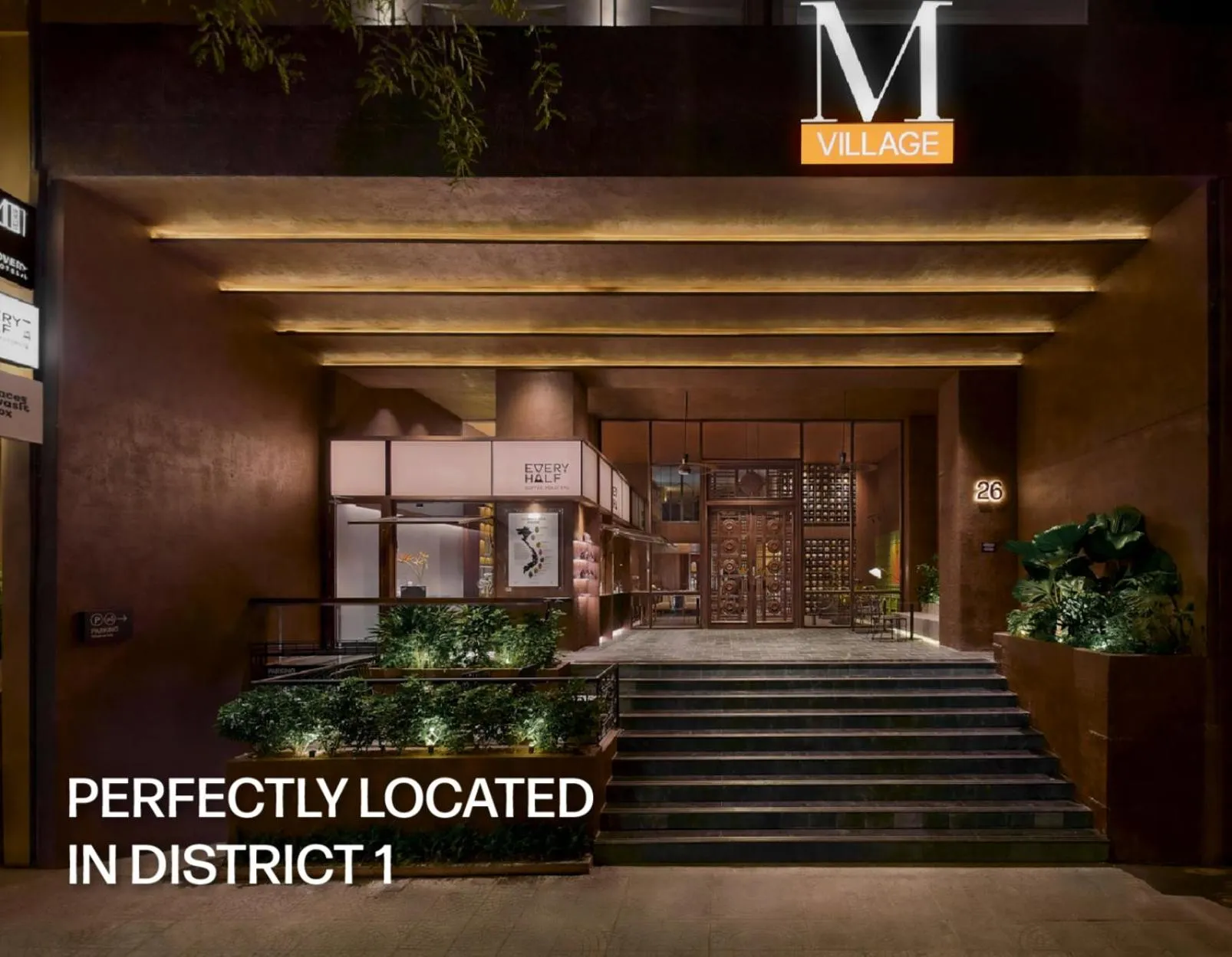 Text overlay in M Village Hotel Premier Thi Sách