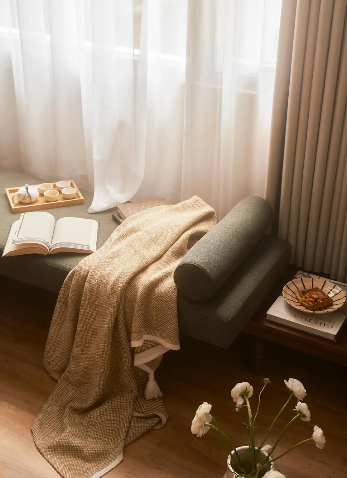 Food, Bed in M Village Hotel Premier Thi Sách