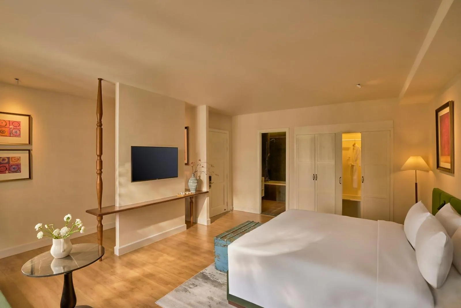 TV and multimedia, Bed in M Village Hotel Premier Thi Sách