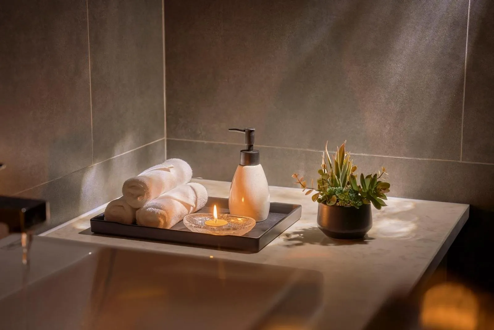 towels in M Village Hotel Premier Thi Sách