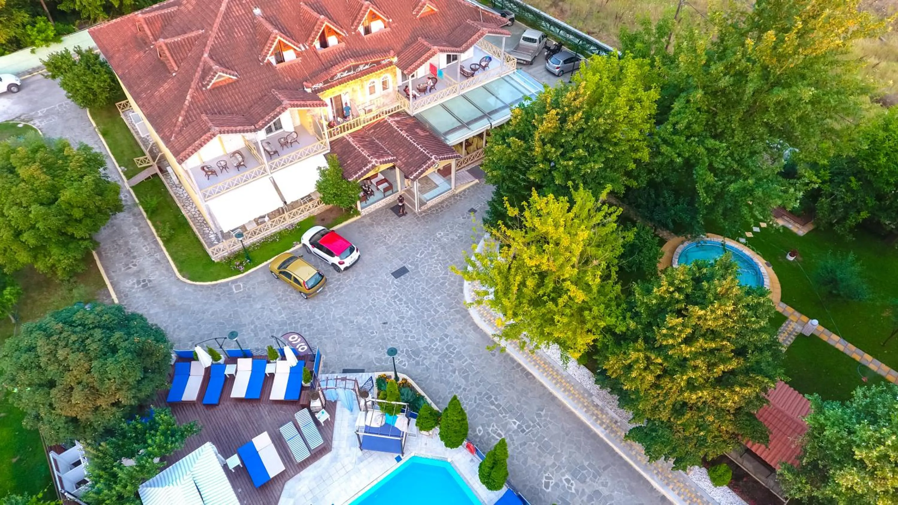 Bird's eye view in Krikonis Hotel