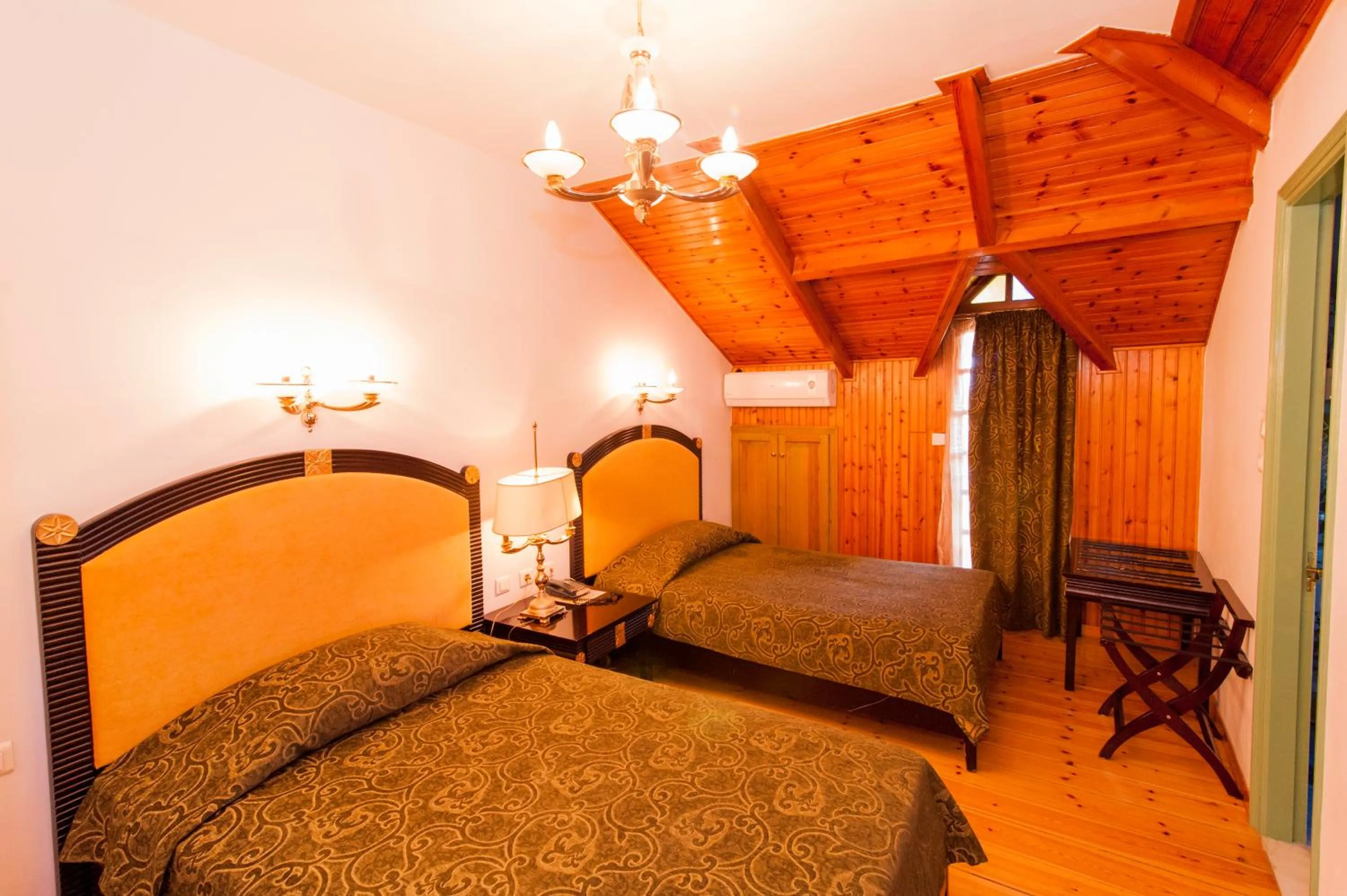 Photo of the whole room, Bed in Krikonis Hotel