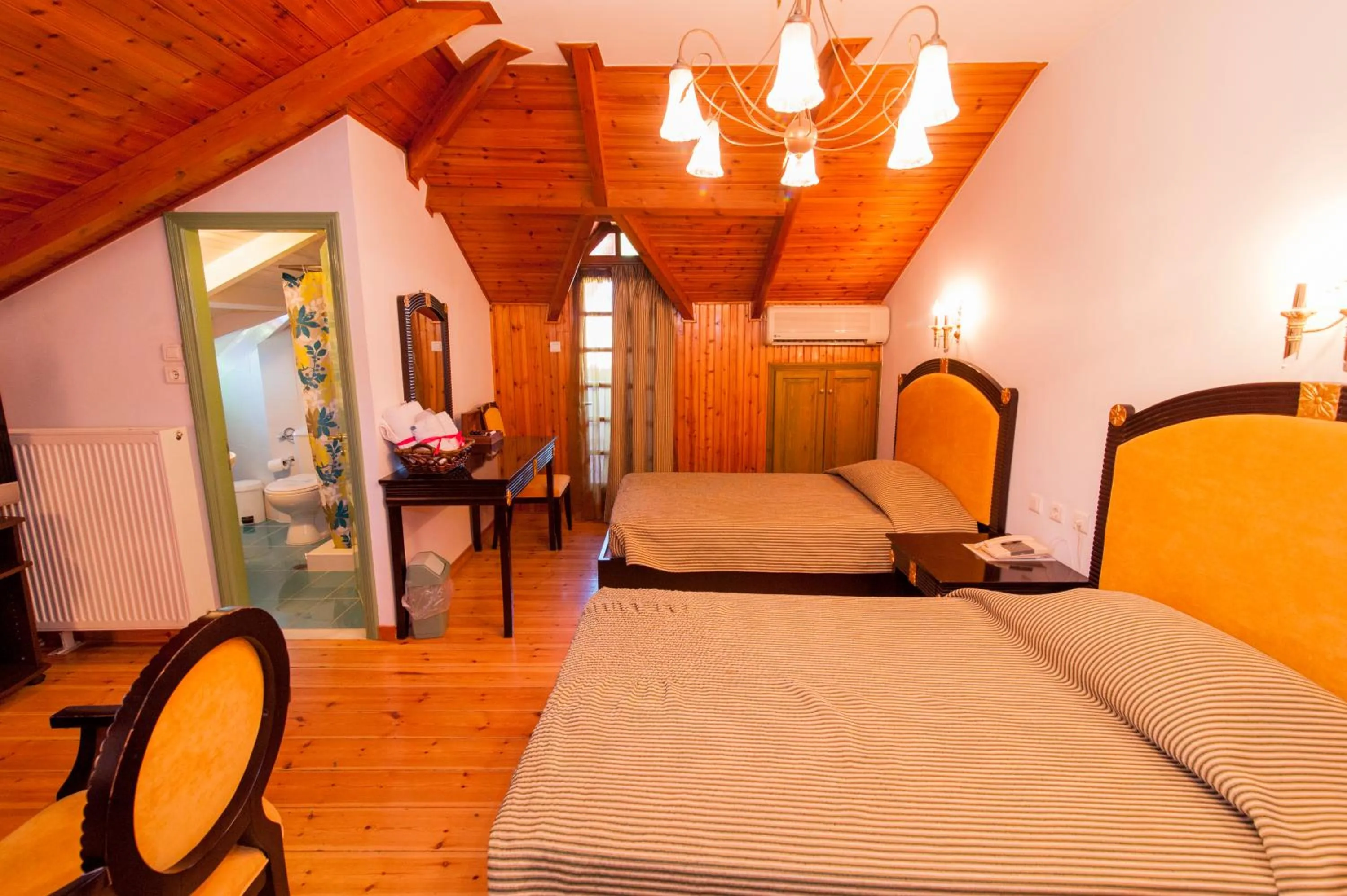 Photo of the whole room, Bed in Krikonis Hotel