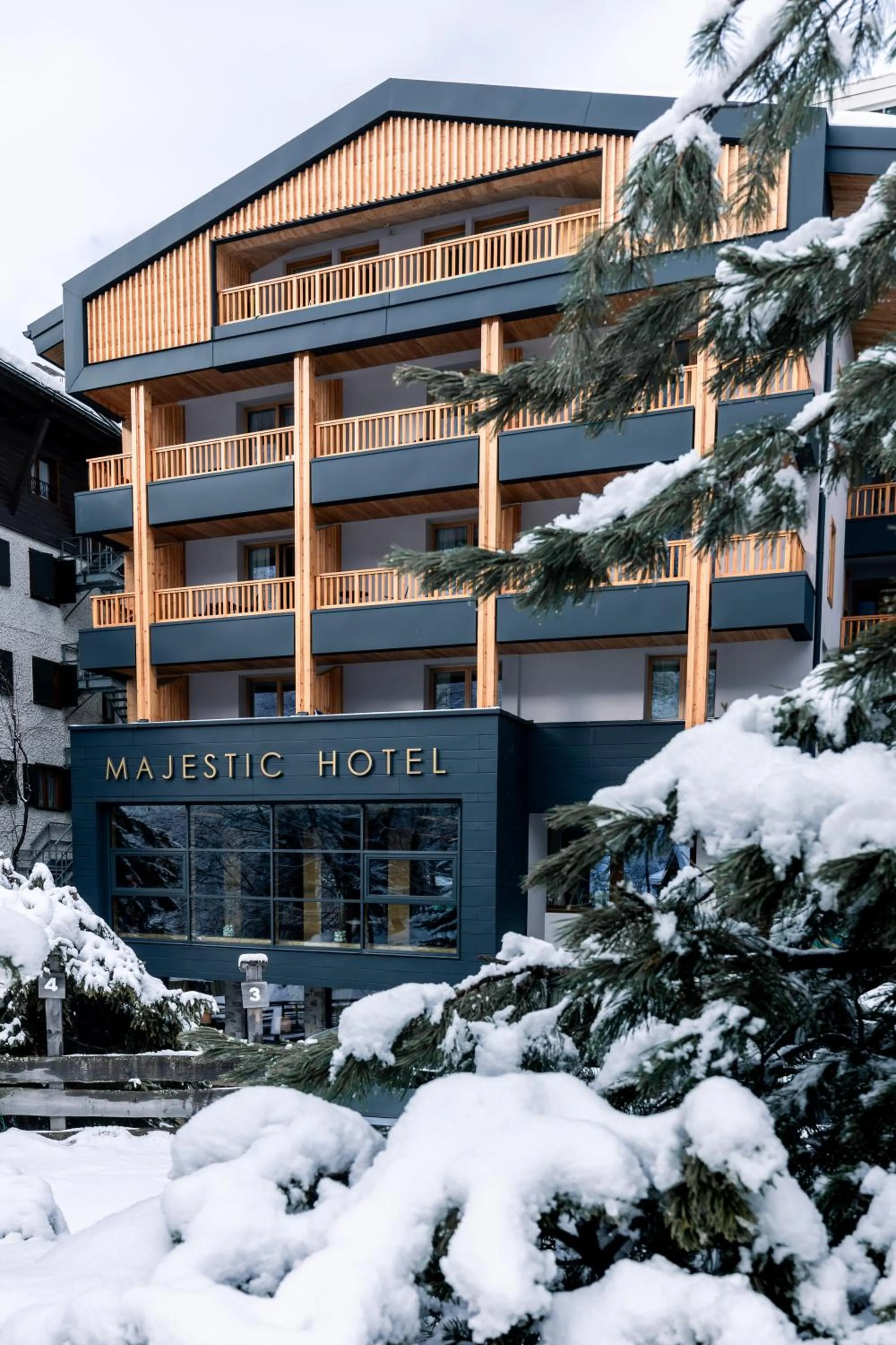 Property building in Majestic Hotel