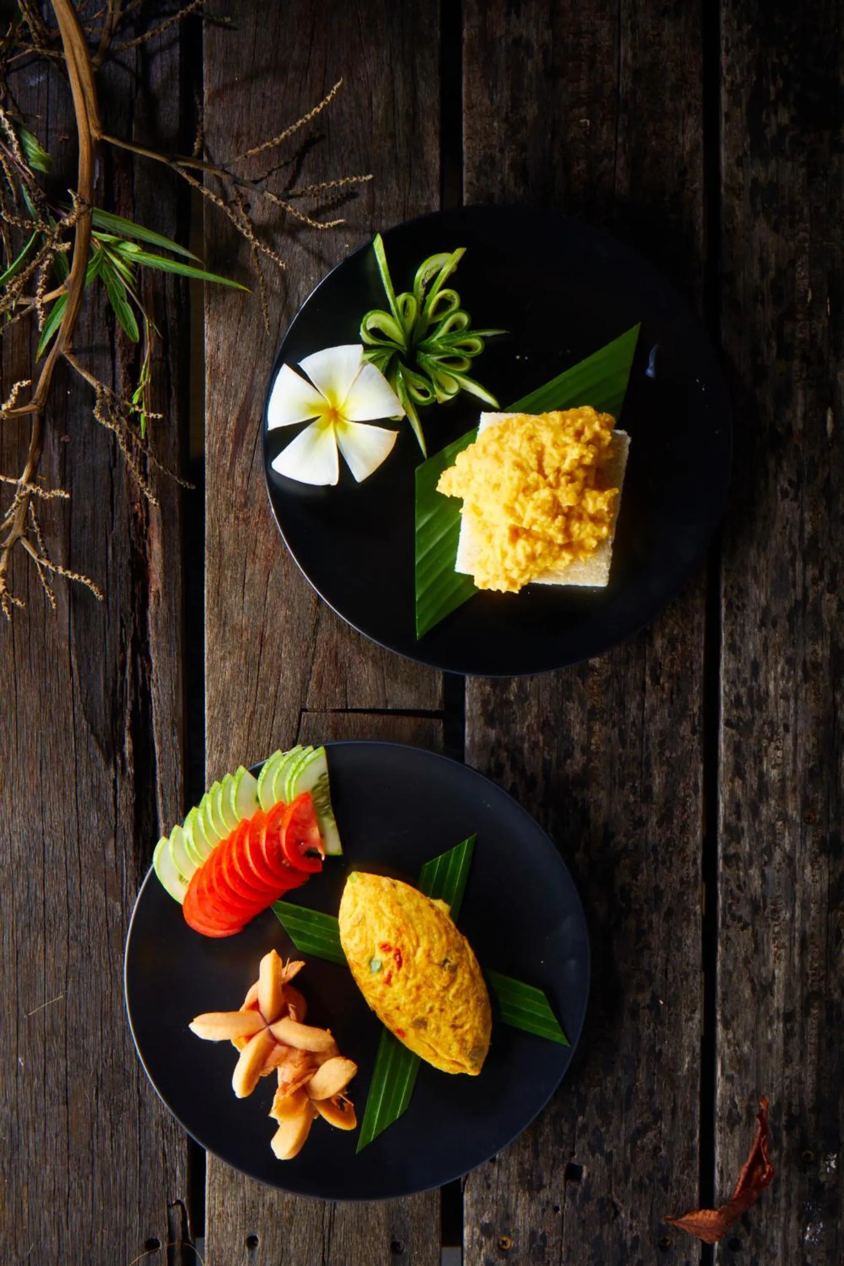 Breakfast in Niramaya Villa & Wellness