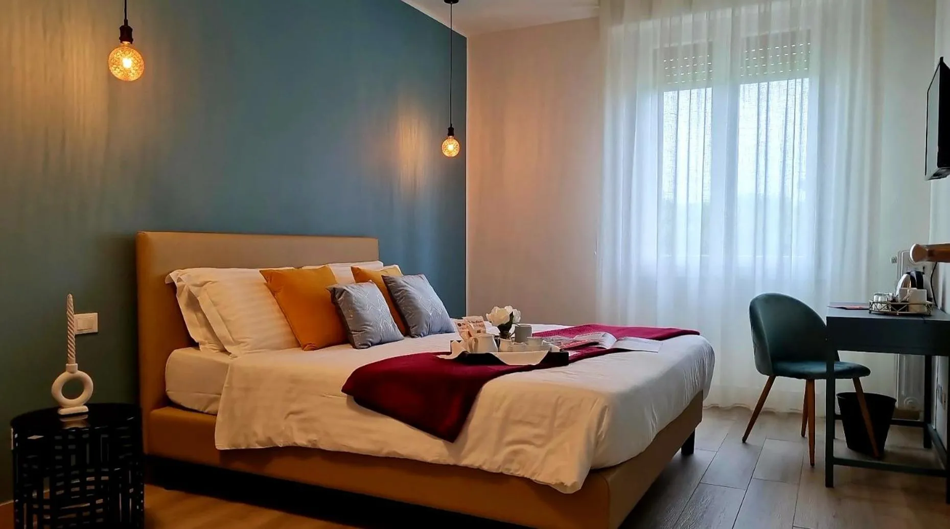 Bed in B&B Lorena Suites