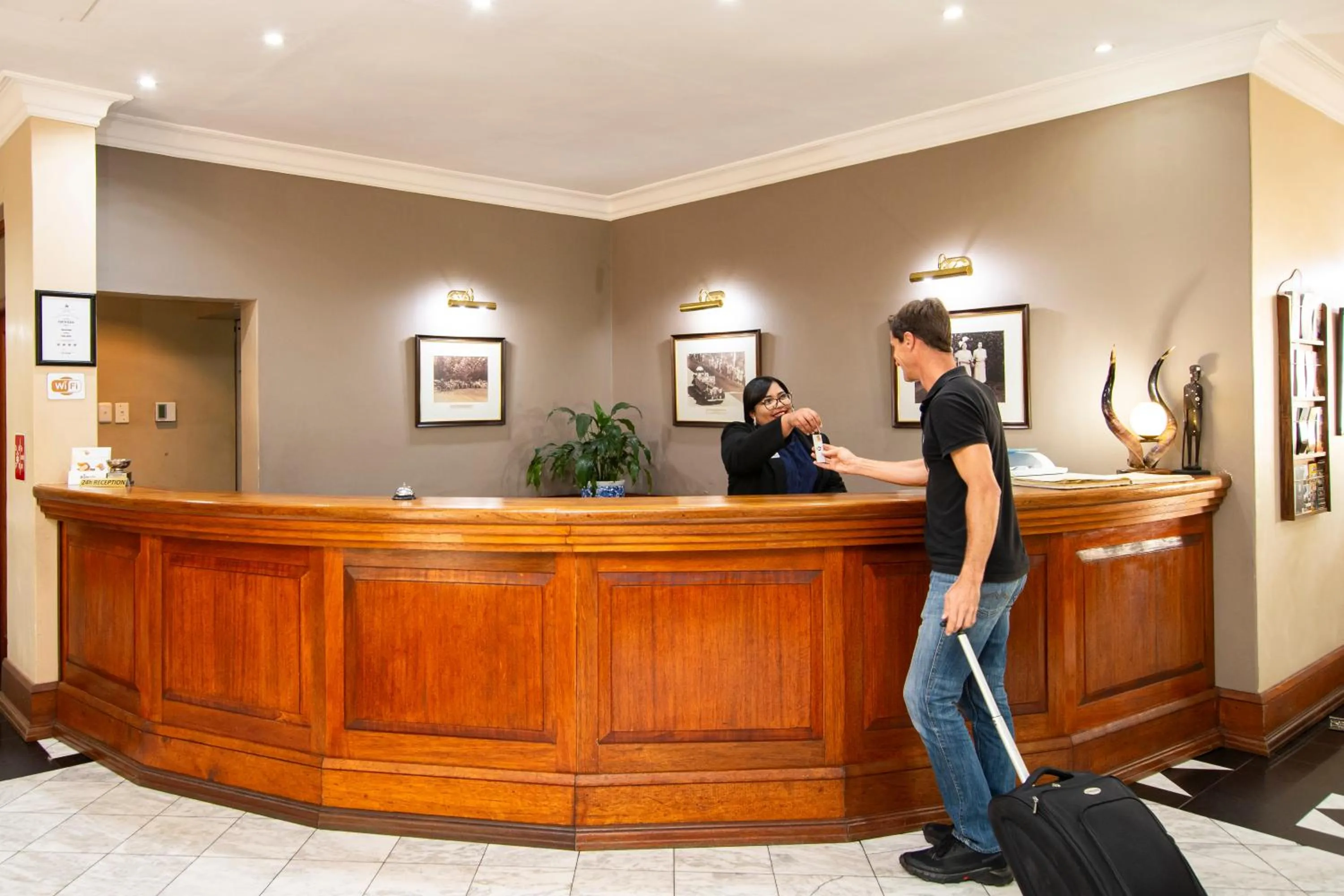 Staff in Queen's Hotel by BON Hotels