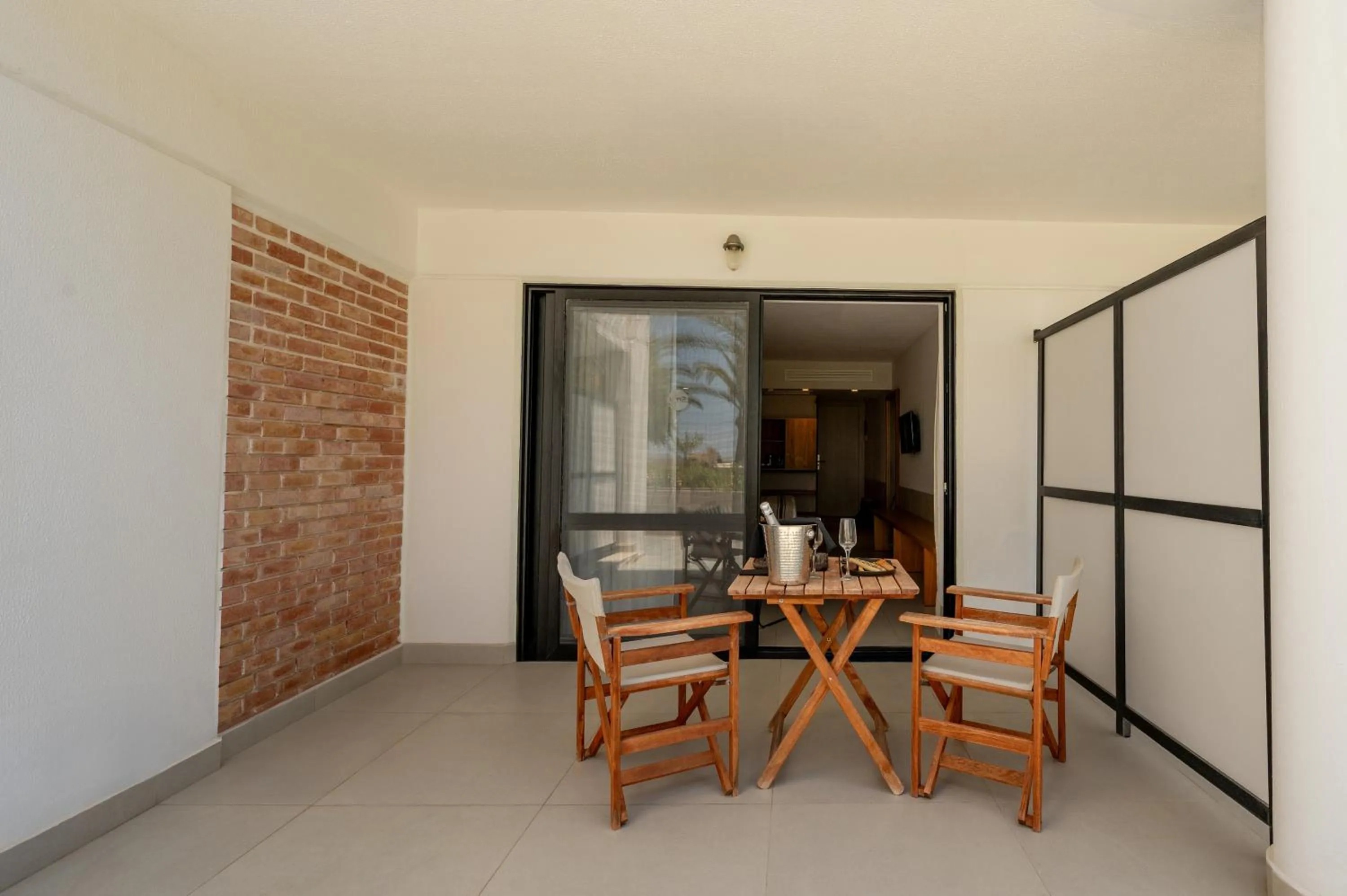 Patio in Smy Kos Beach & Splash