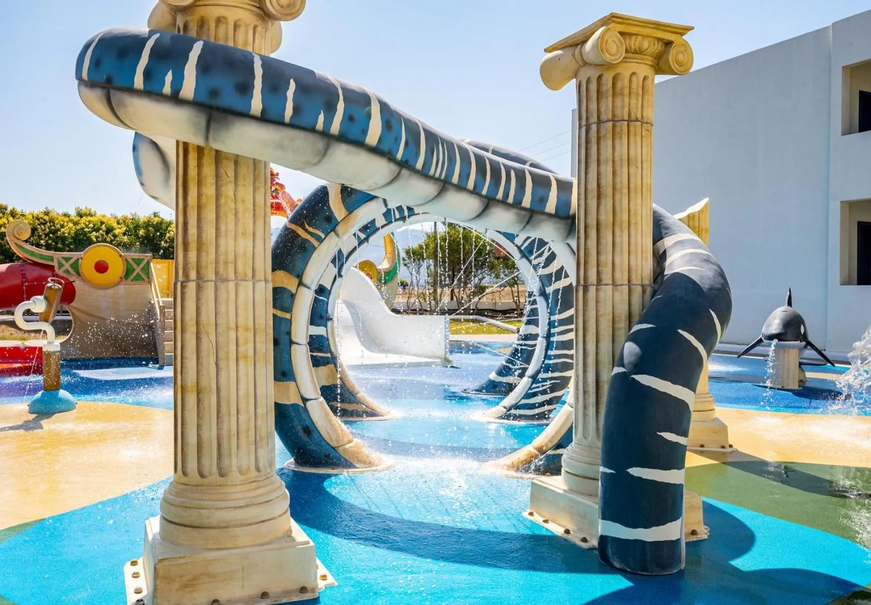 Aqua park in Smy Kos Beach & Splash