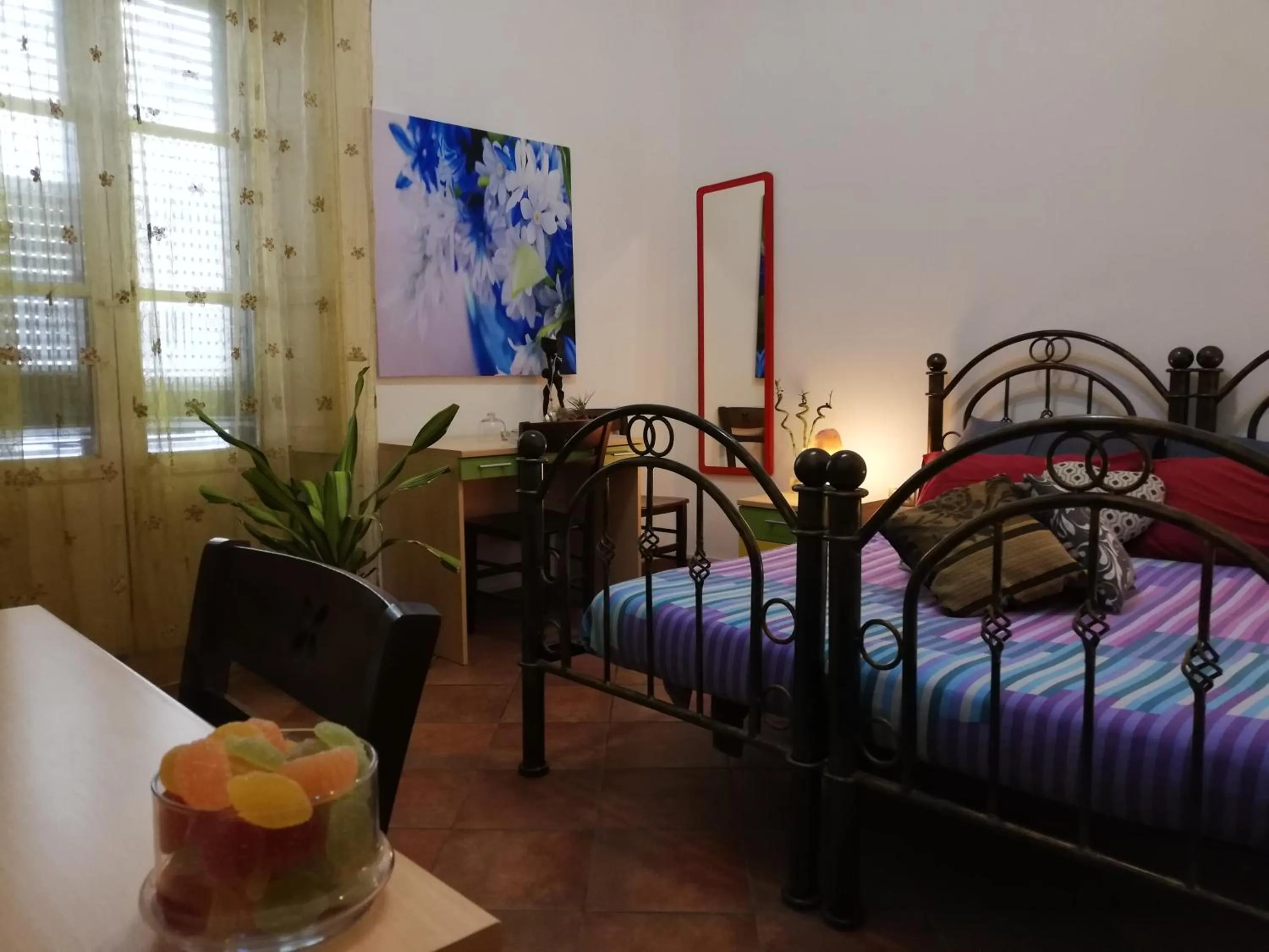 Bed in Guglielmo room's B&B