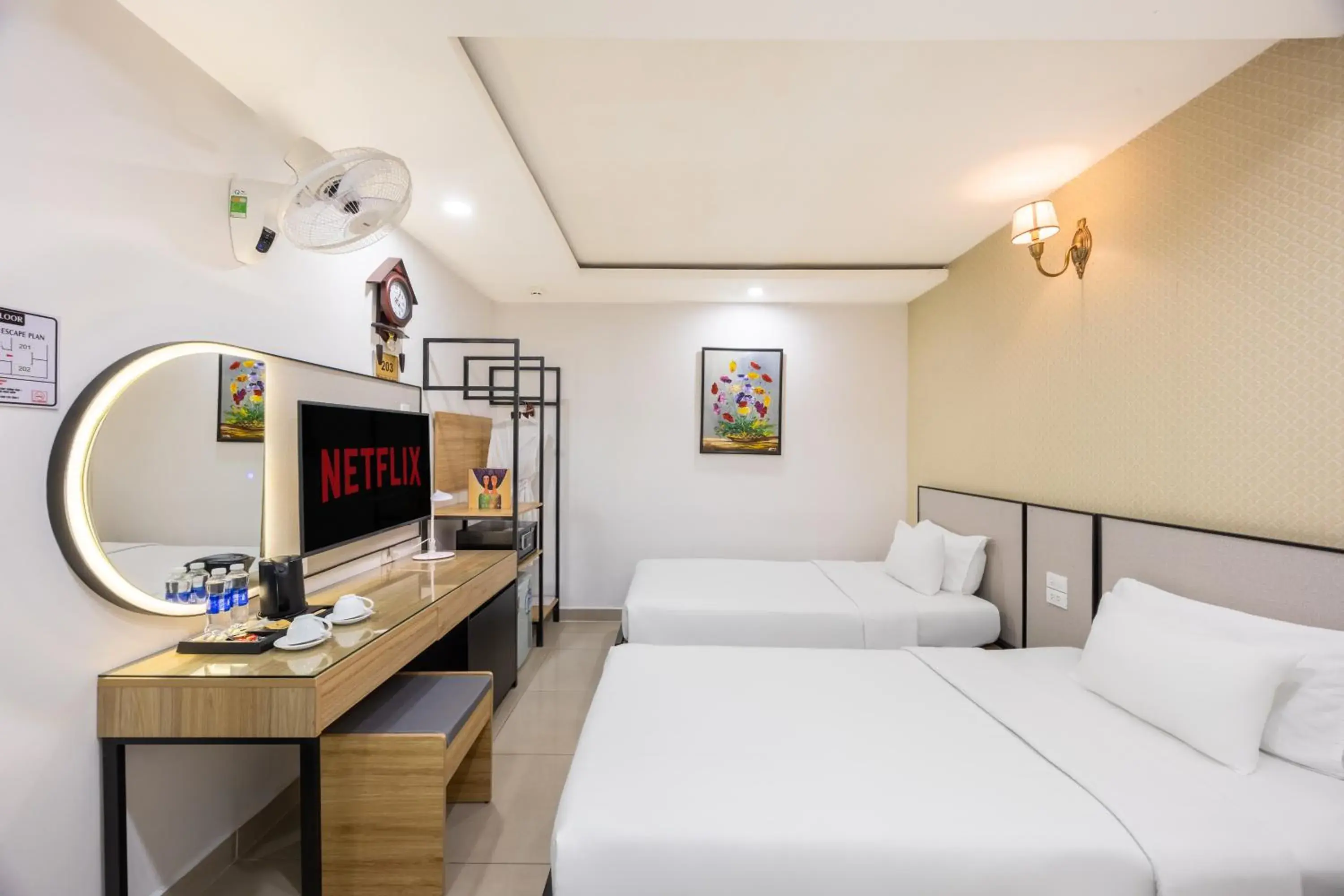 Standard Twin Room in A25 Hotel - 29 Bùi Thị Xuân Standard Twin Room in A25 Hotel - 29 Bùi Thị Xuân