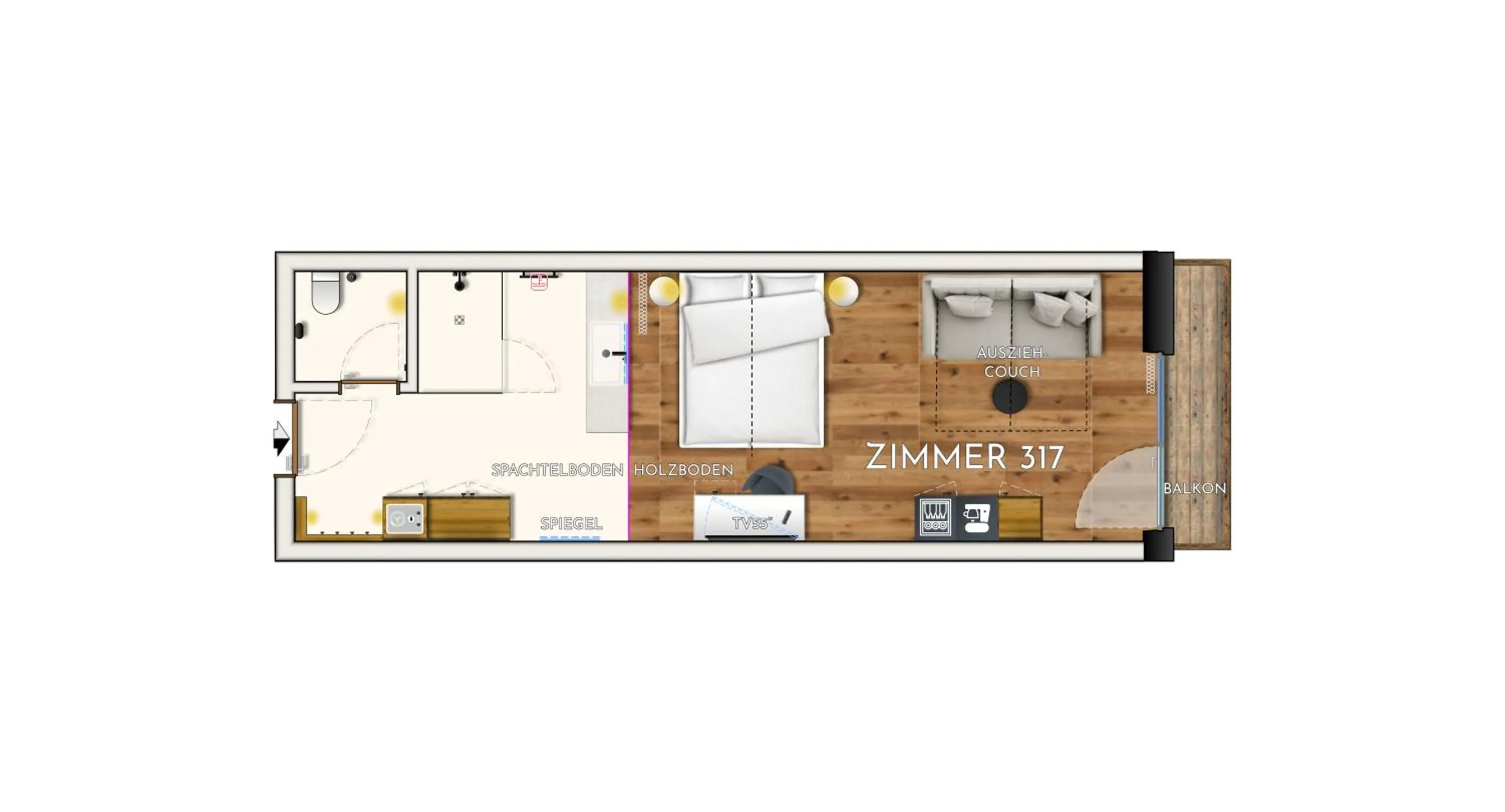 Floor plan in Premium Activehotel Bergkönig