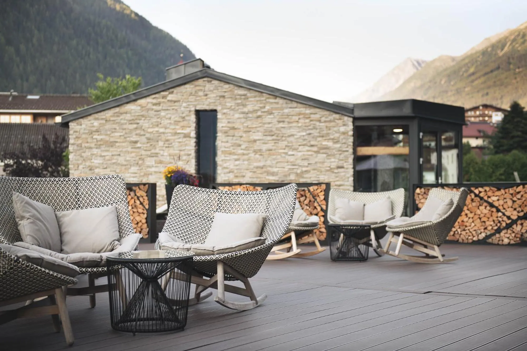 Balcony/Terrace in Premium Activehotel Bergkönig