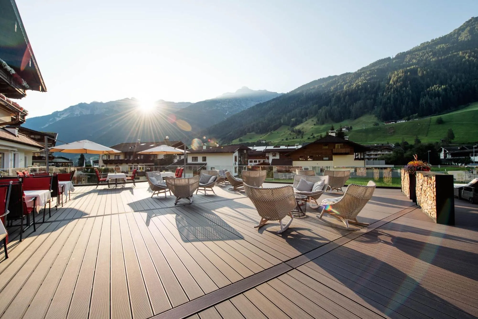 Balcony/Terrace in Premium Activehotel Bergkönig