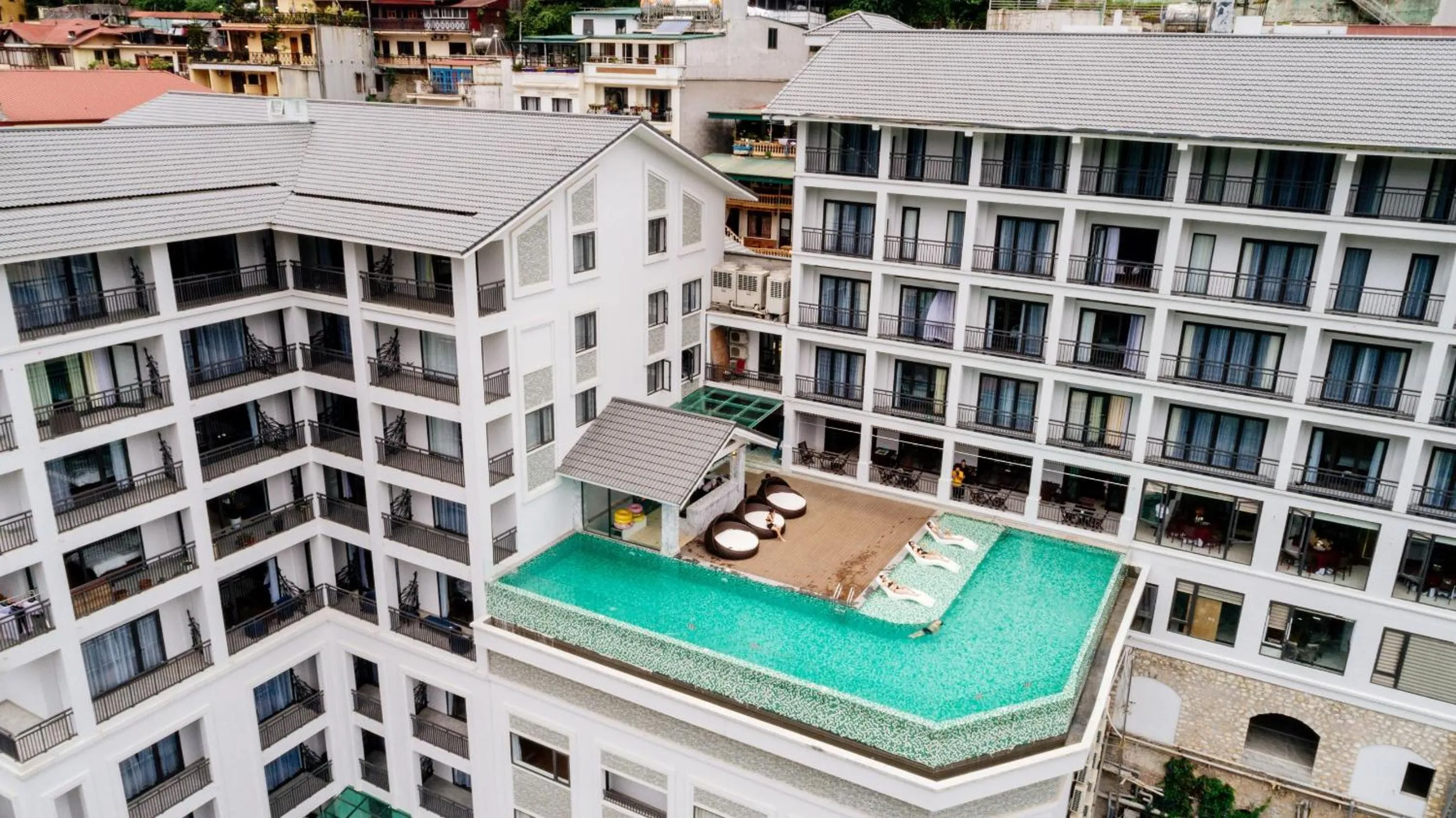 Property building in Bamboo Sapa Hotel