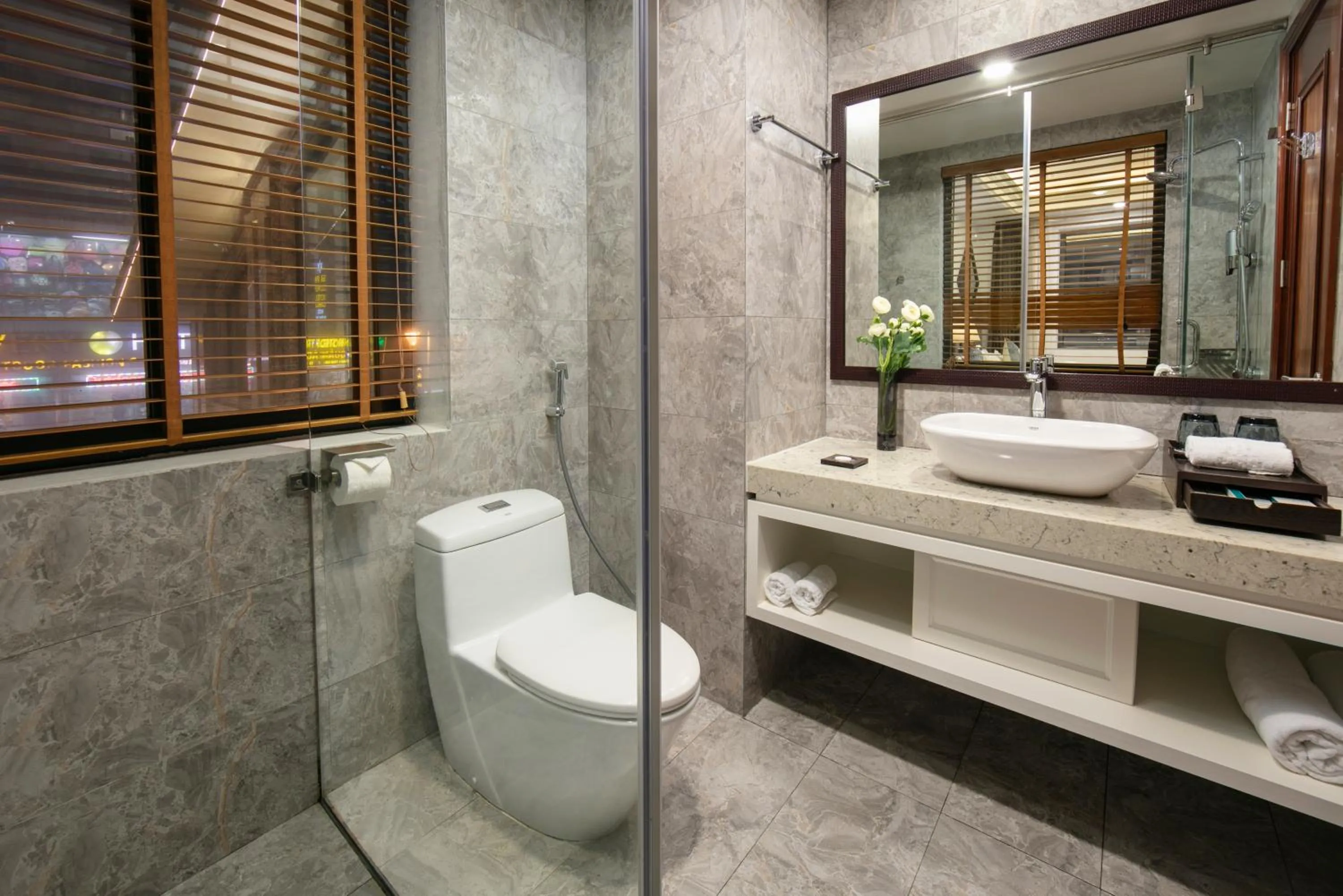 Bathroom in Bamboo Sapa Hotel