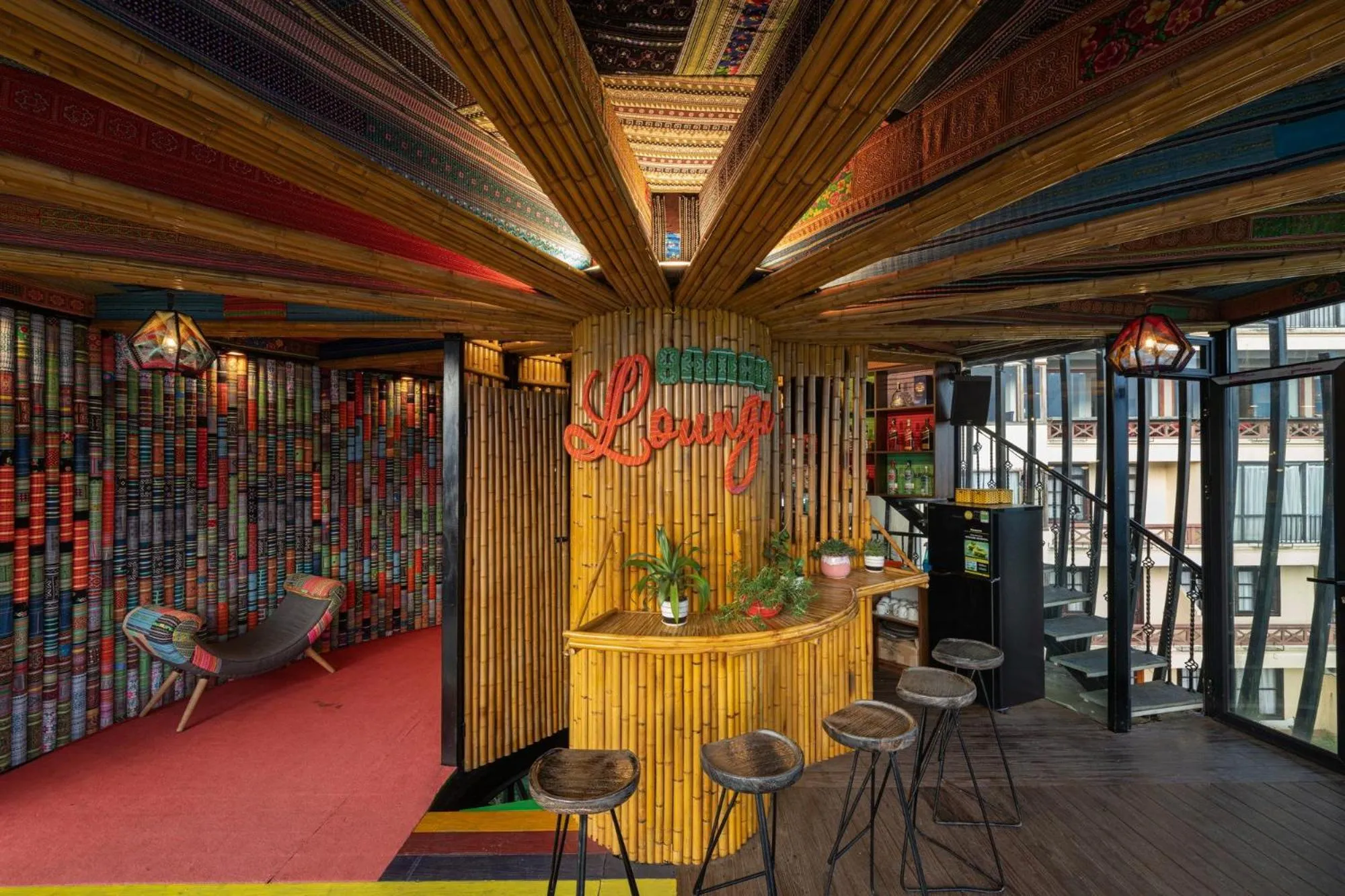 Lounge or bar in Bamboo Sapa Hotel