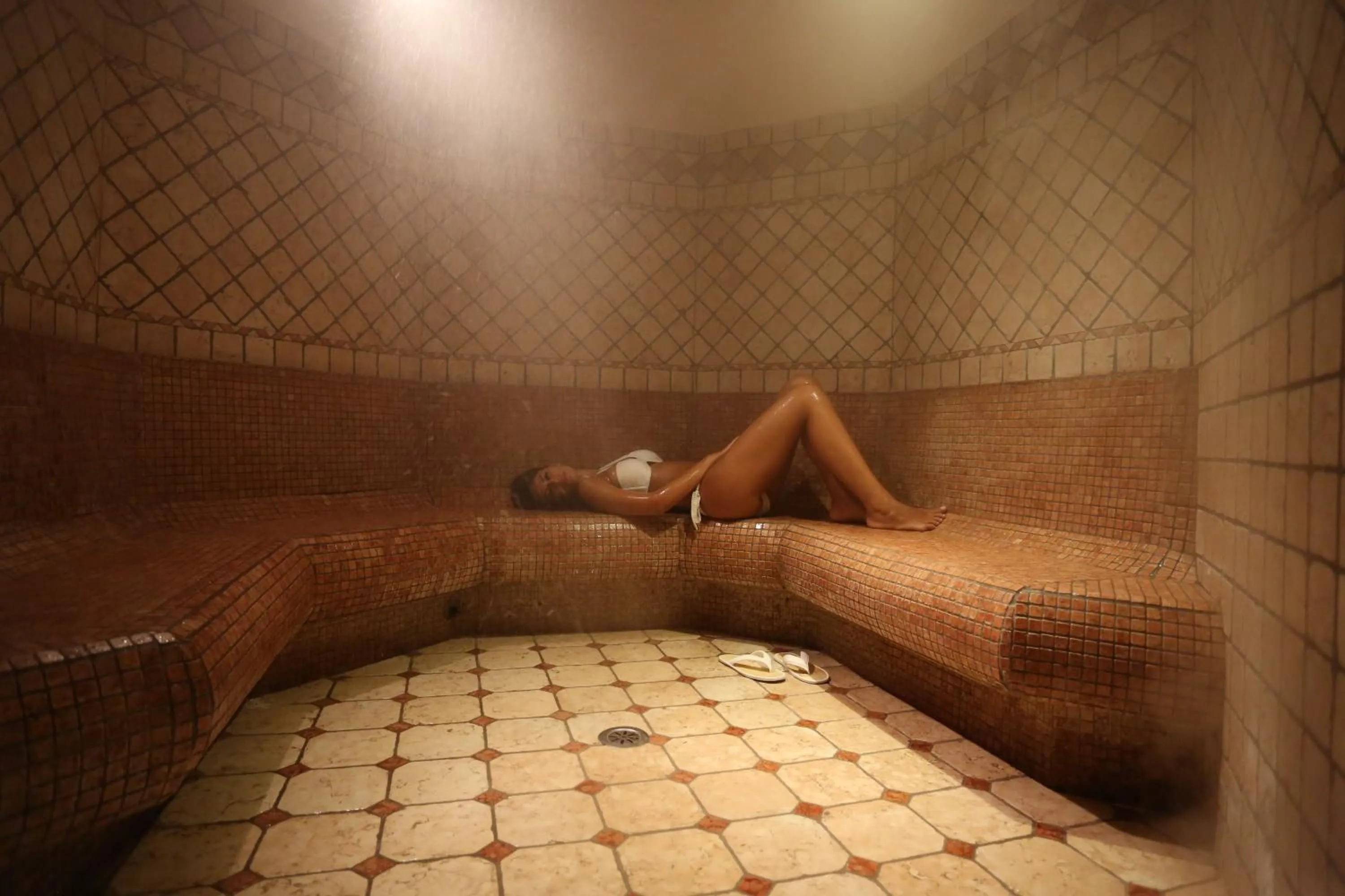 Sauna in Hotel Corona & Spa