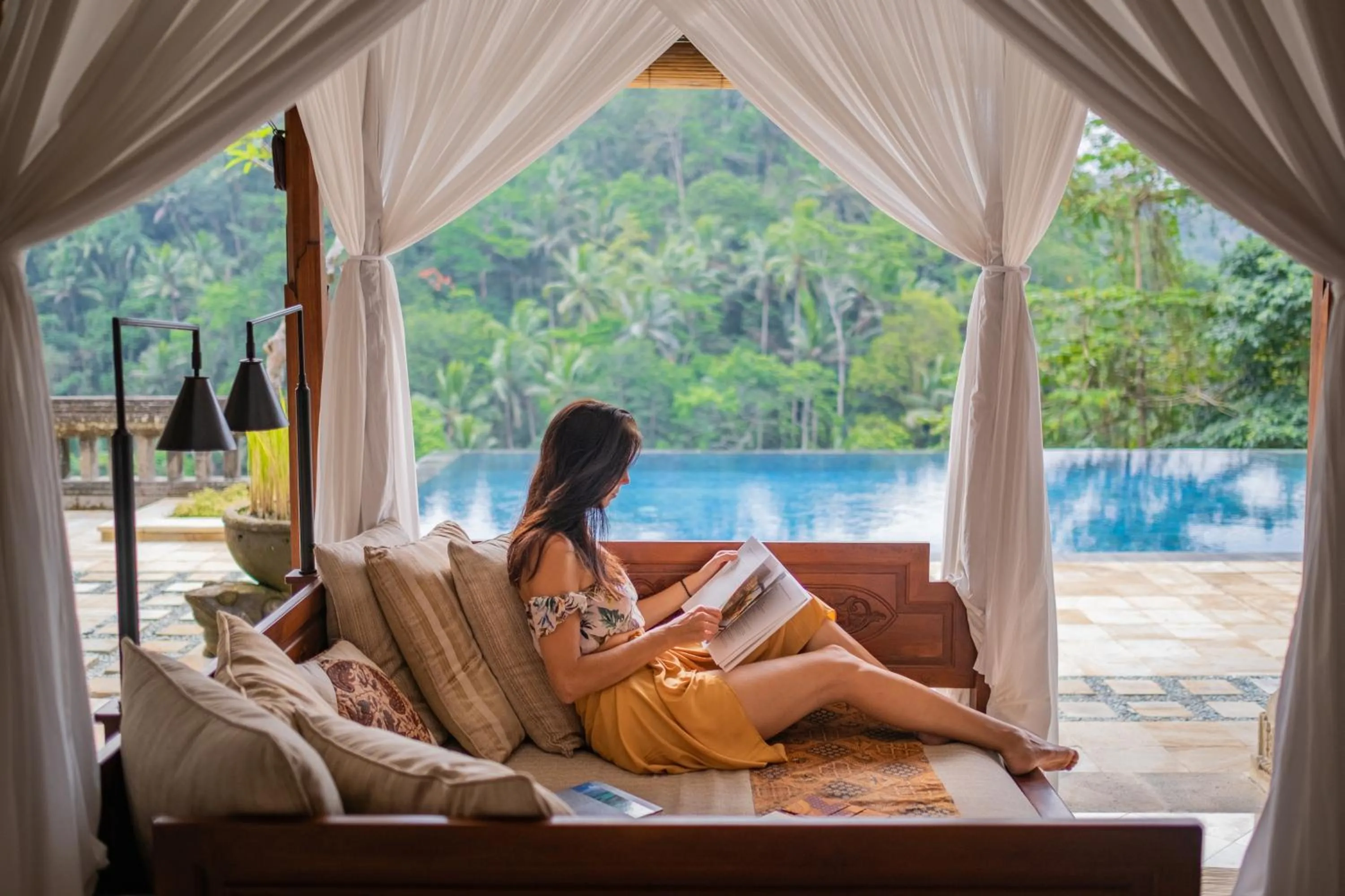 Living room in Puri Wulandari A Boutique Resort & Spa