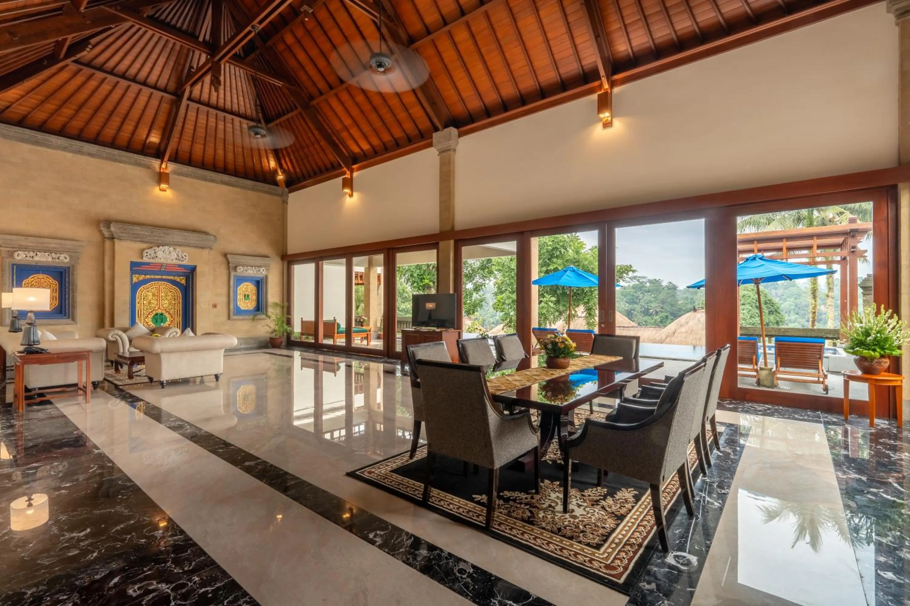 Living room in Puri Wulandari A Boutique Resort & Spa