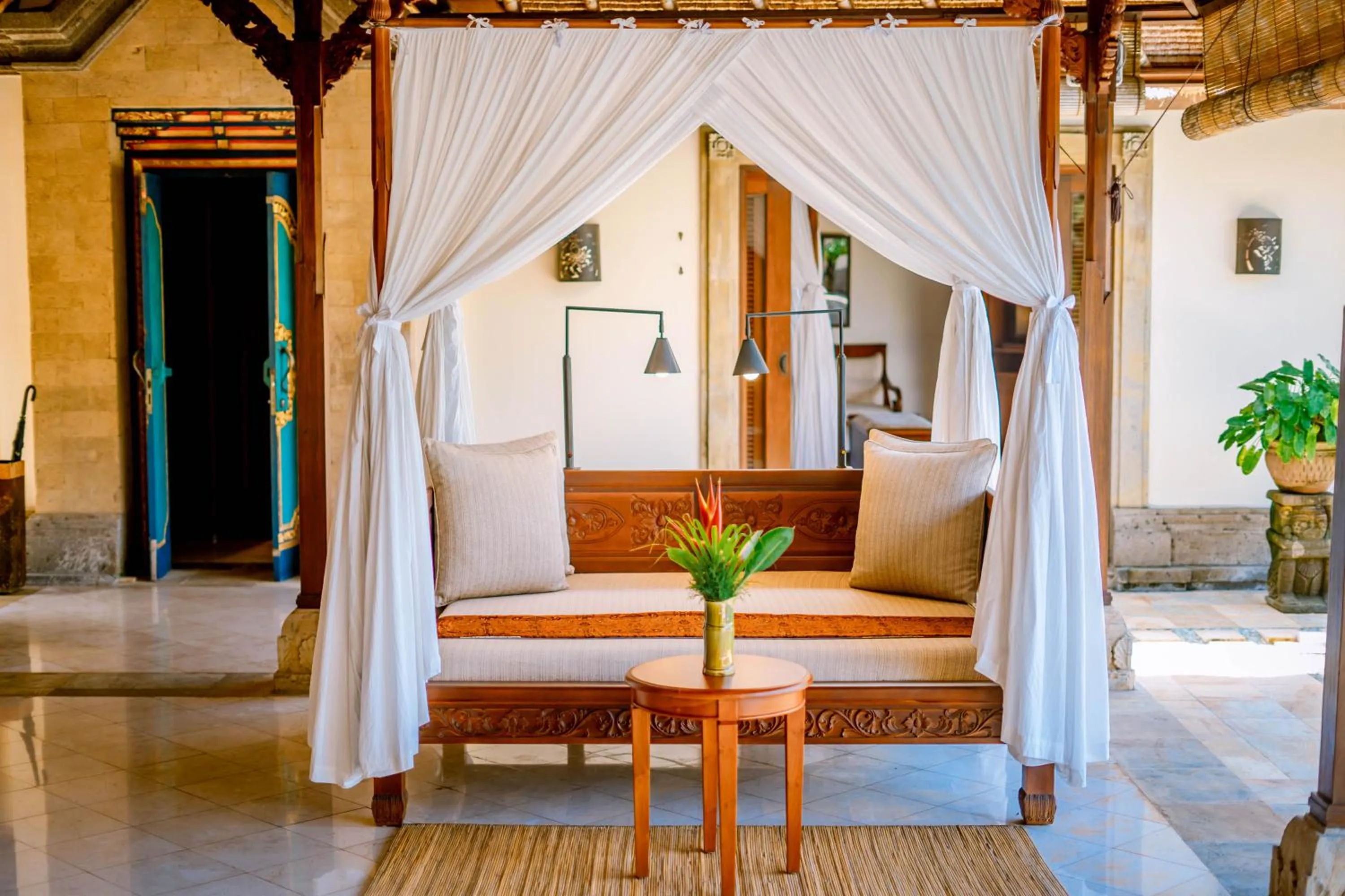 Living room in Puri Wulandari A Boutique Resort & Spa