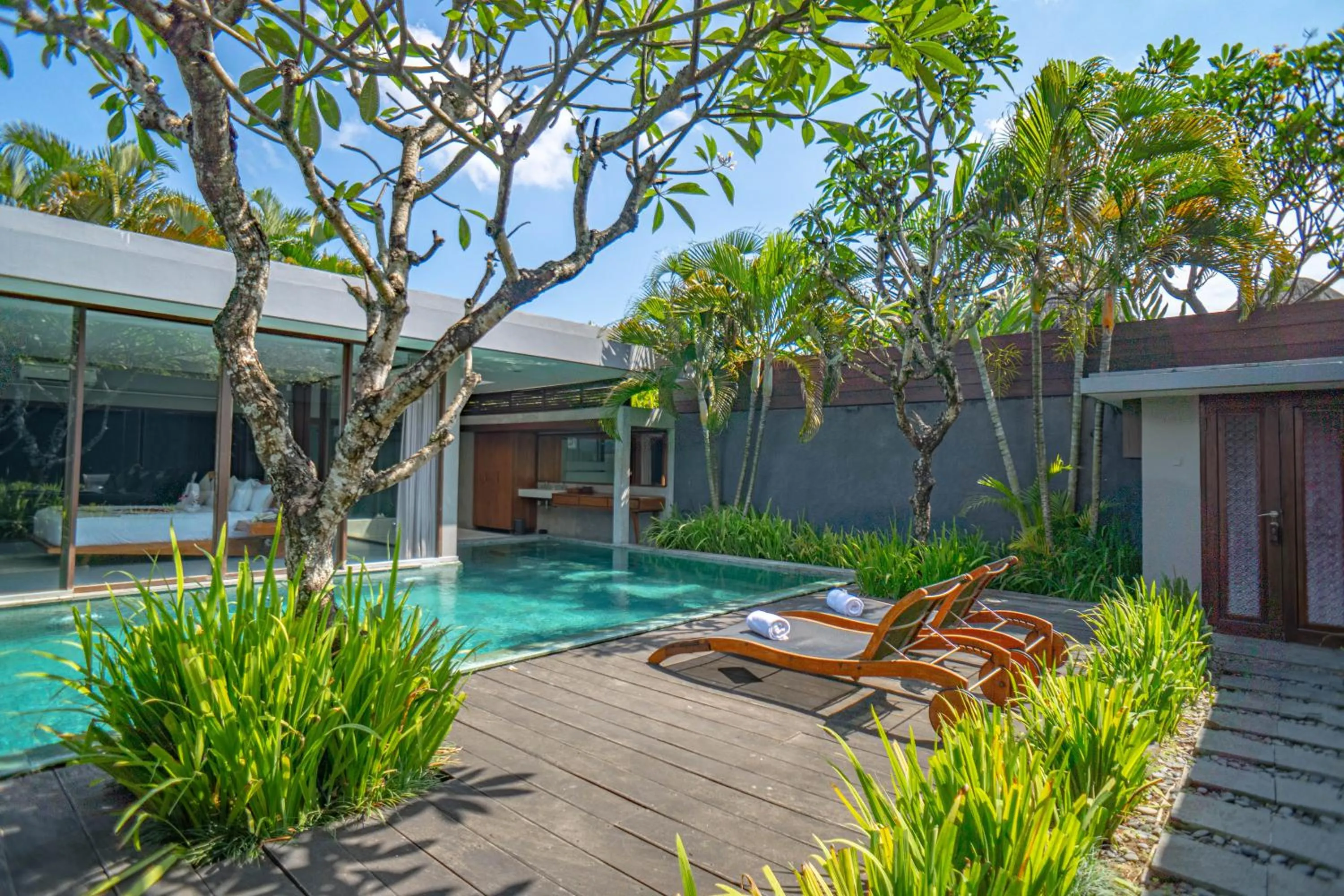 Pool view in Ziva a Boutique Villa