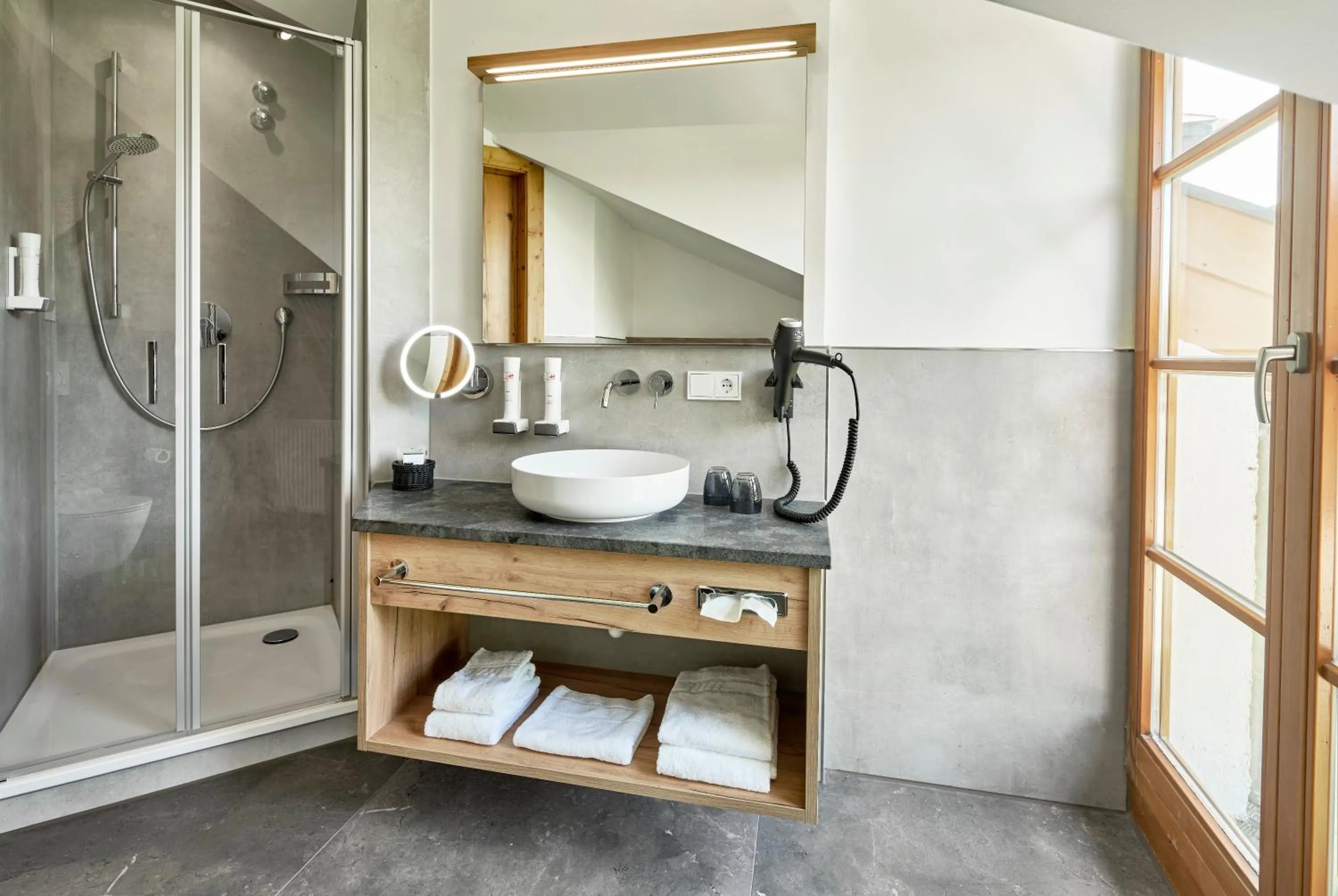 Bathroom in Gasthof Schwarz