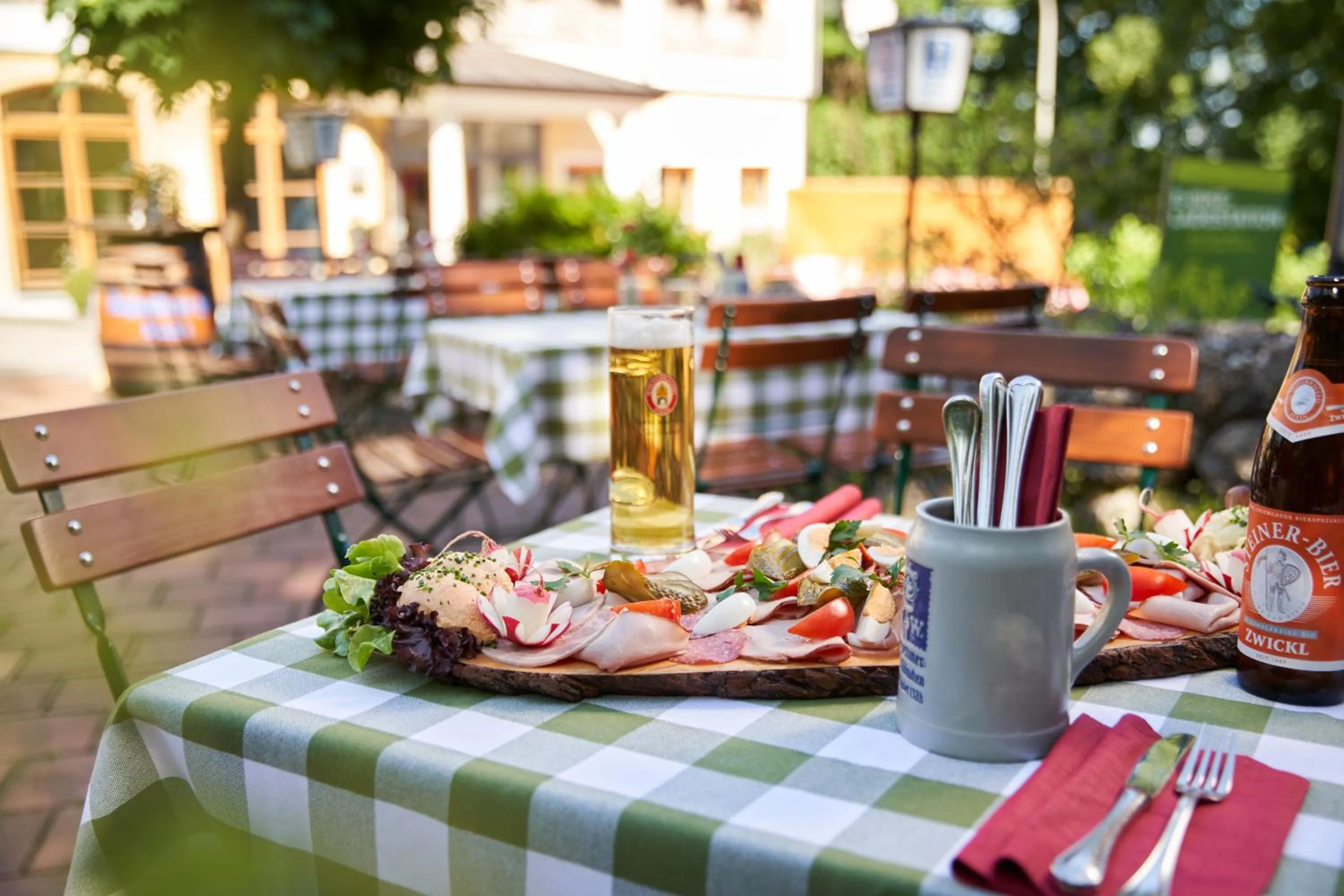 Garden in Gasthof Schwarz