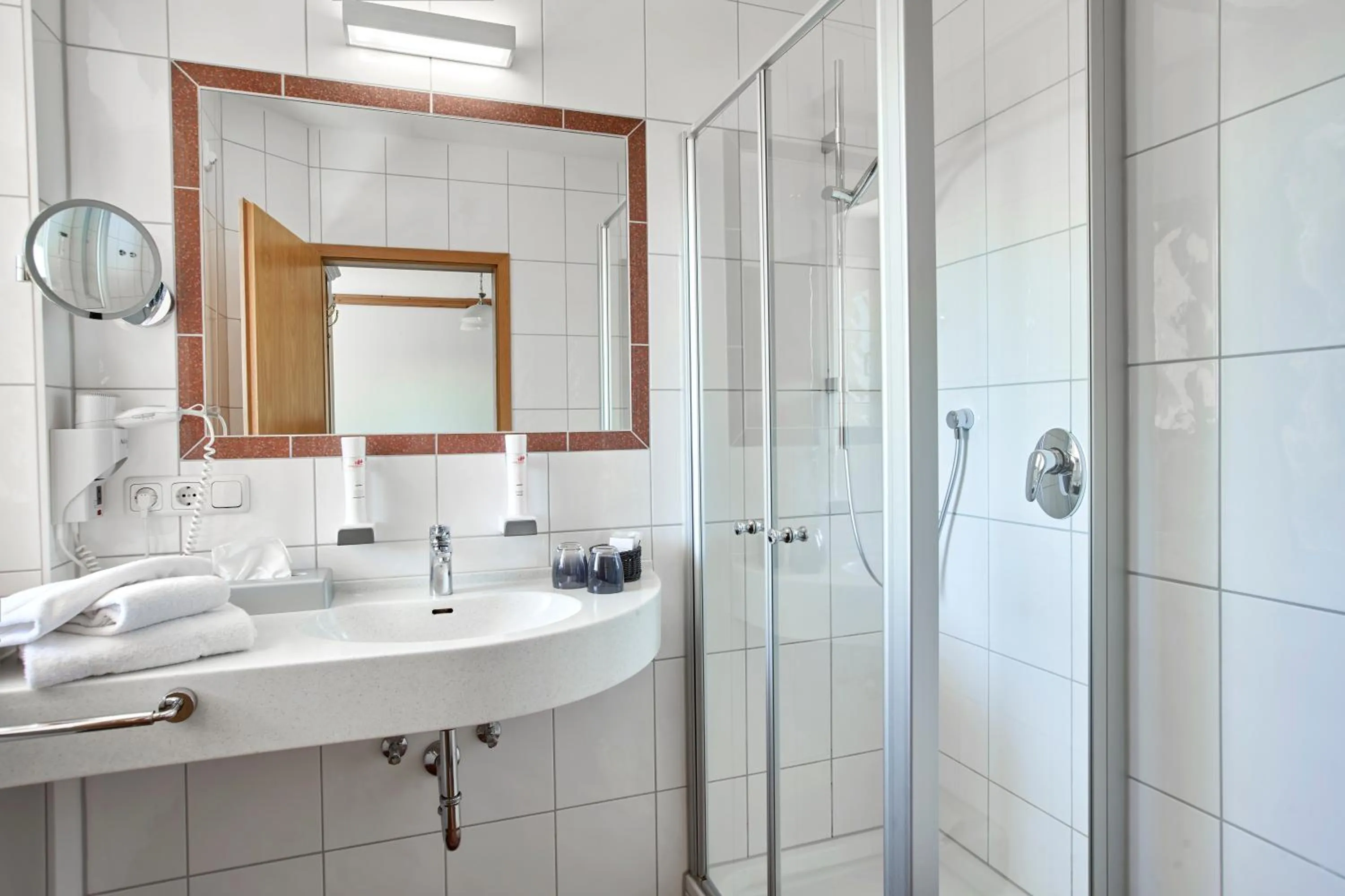 Bathroom in Gasthof Schwarz