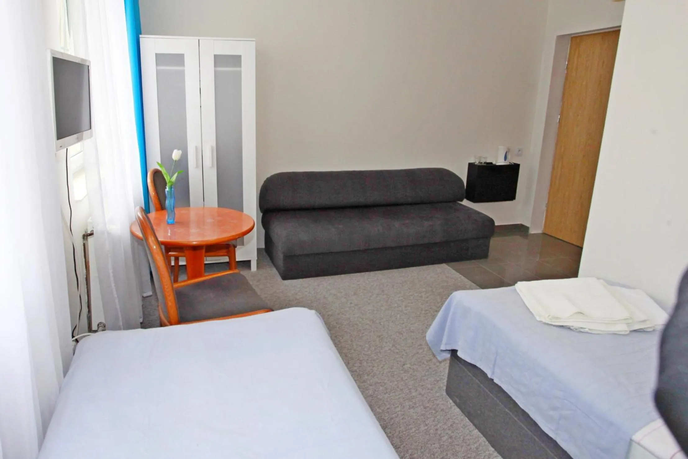 Seating area, Bed in Willa Park Międzyzdroje