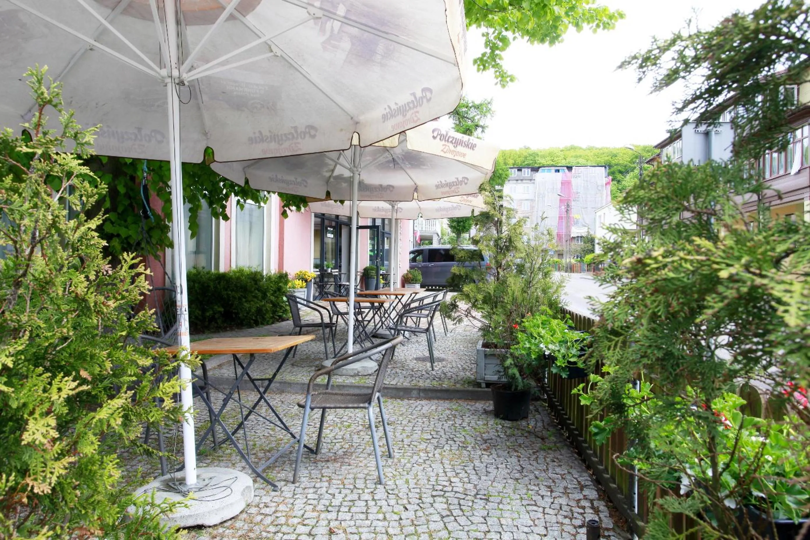 Garden view in Willa Park Międzyzdroje