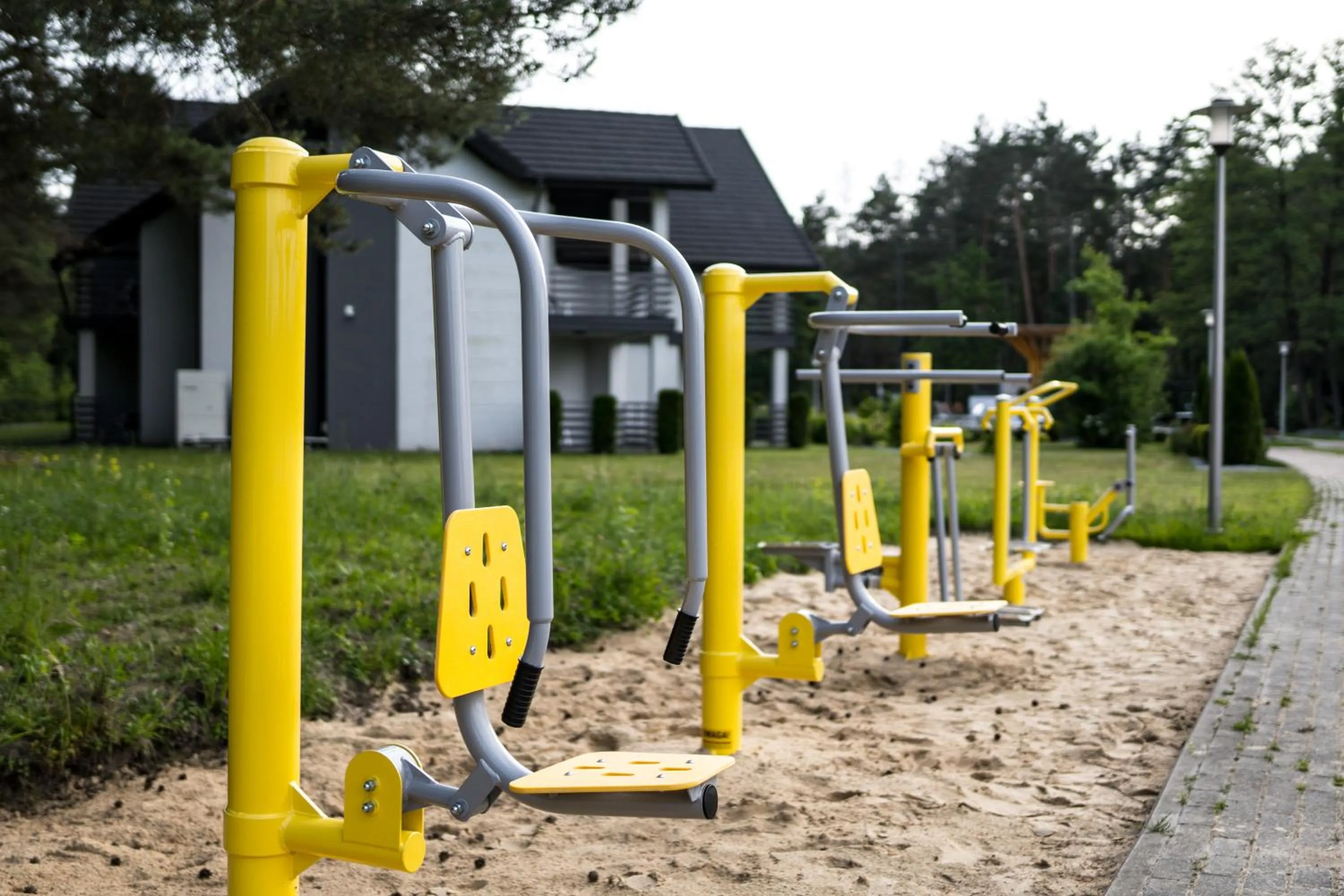 Children play ground in Rezydencja Sosnowa Luxury Hotel