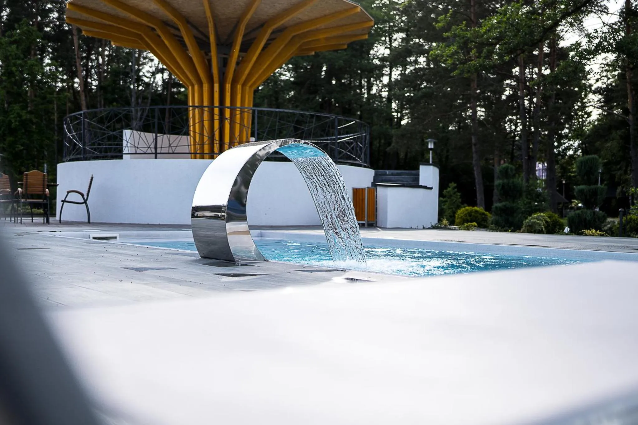 Swimming pool in Rezydencja Sosnowa Luxury Hotel